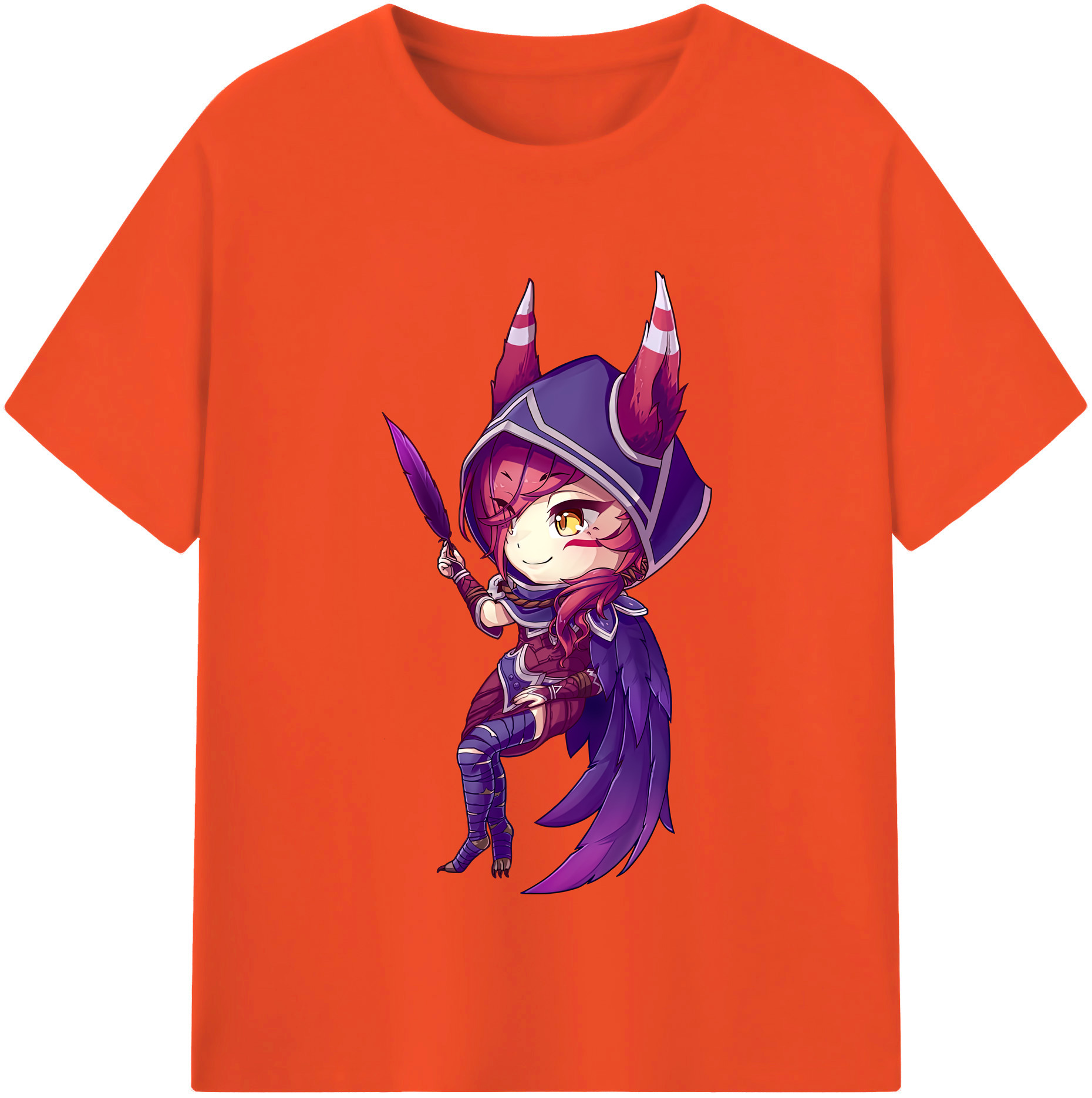 リーグ・オブ・レジェンド League of Legends LOL 綿100％半袖Tシャツ（フロントプリント）