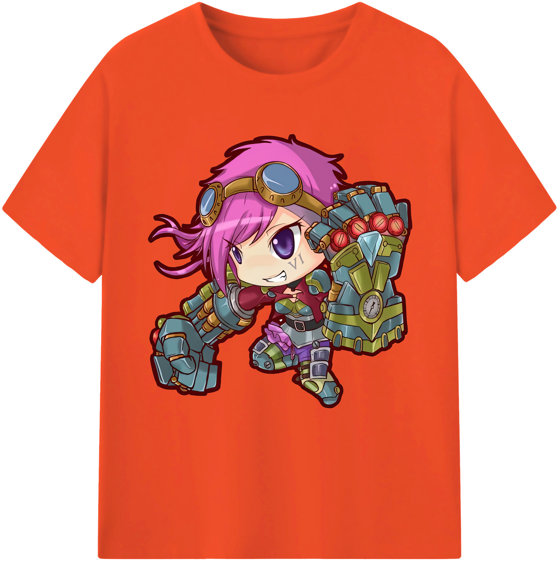 リーグ・オブ・レジェンド League of Legends LOL 綿100％半袖Tシャツ（フロントプリント）