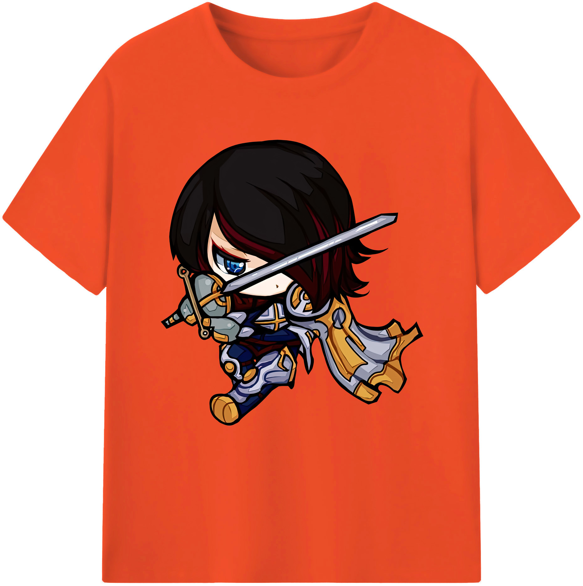 リーグ・オブ・レジェンド League of Legends LOL 綿100％半袖Tシャツ（フロントプリント）