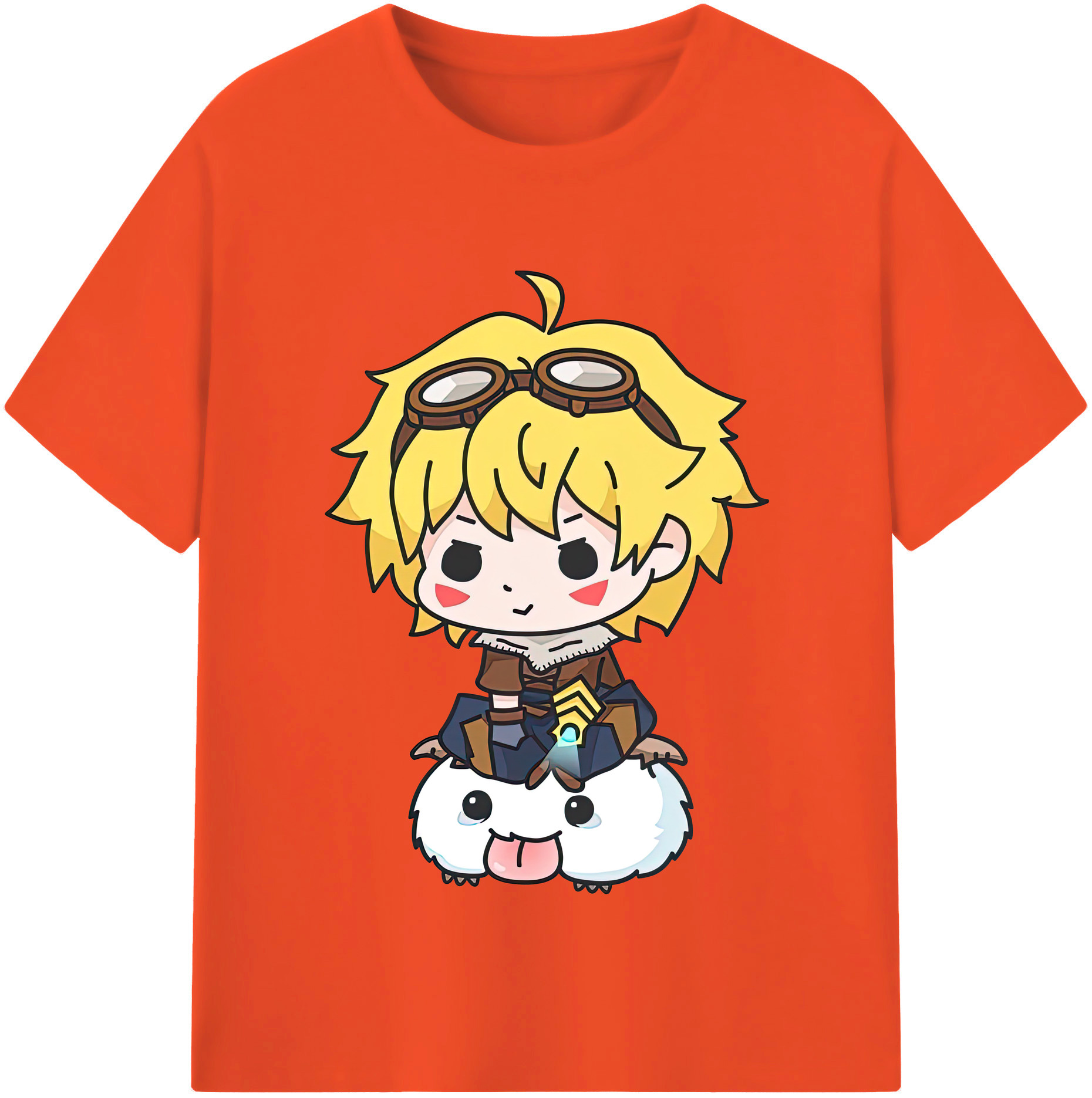 リーグ・オブ・レジェンド League of Legends LOL 綿100％半袖Tシャツ（フロントプリント）