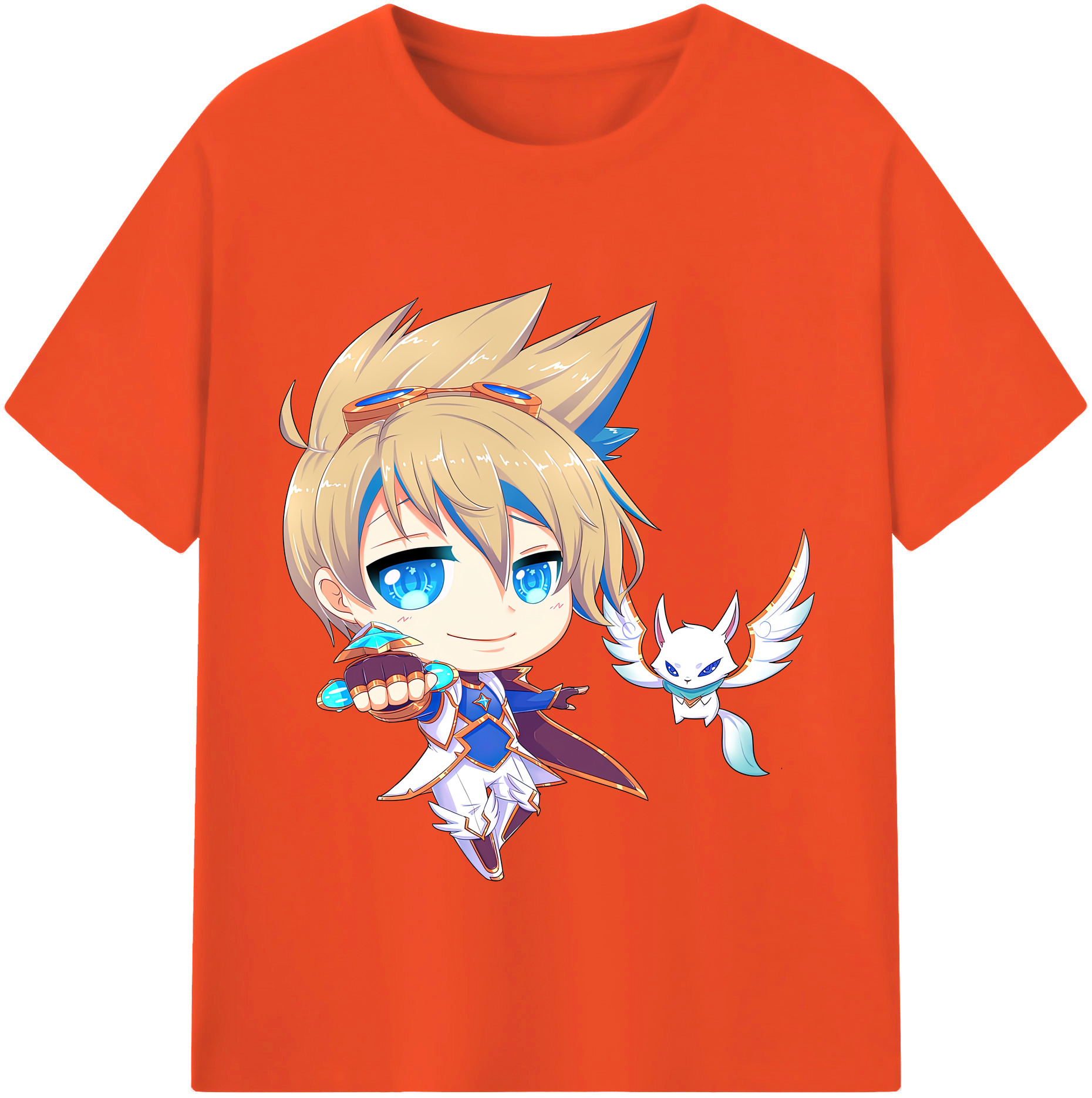 リーグ・オブ・レジェンド League of Legends LOL 綿100％半袖Tシャツ（フロントプリント）