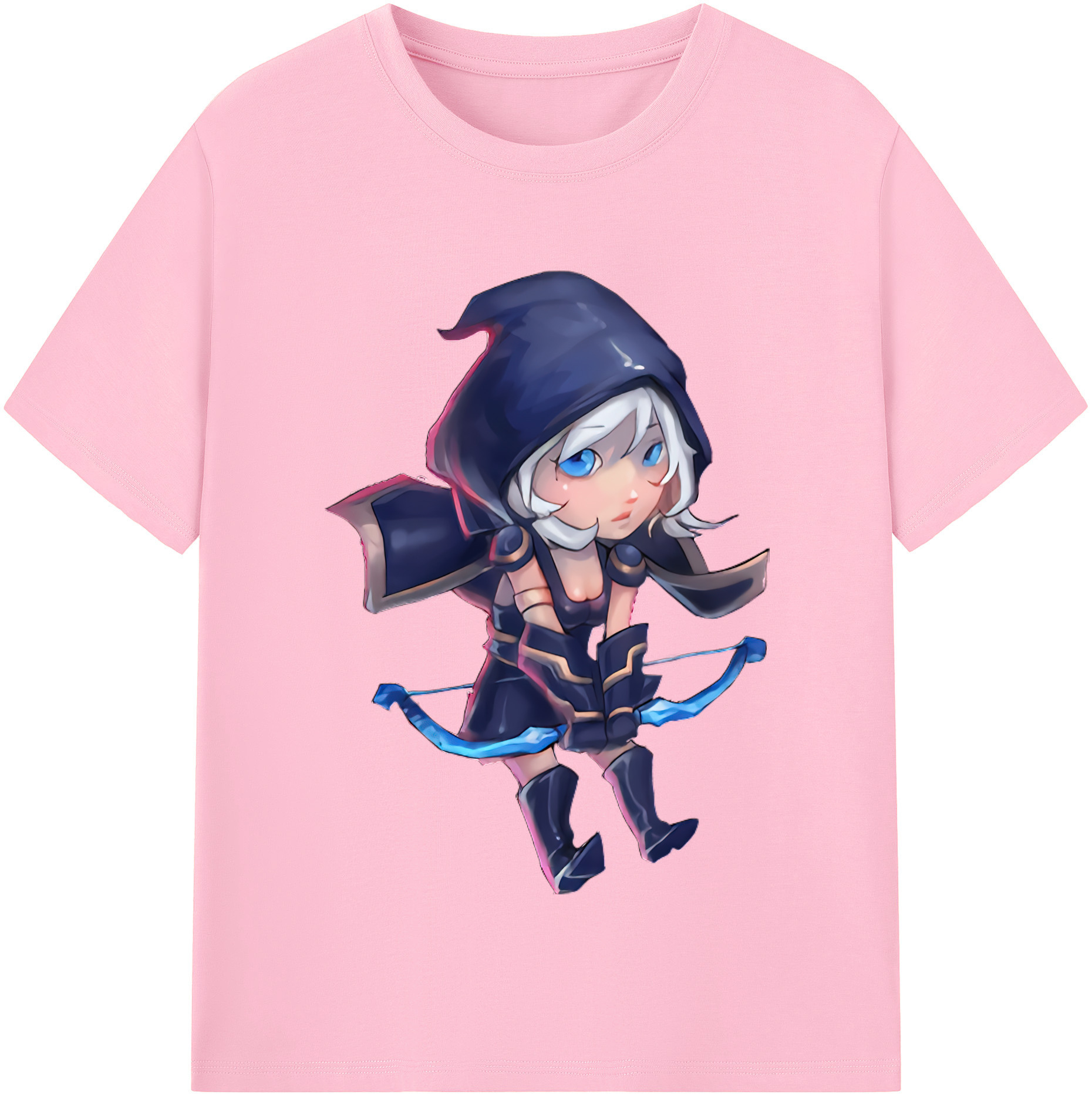リーグ・オブ・レジェンド League of Legends LOL 綿100％半袖Tシャツ（フロントプリント）