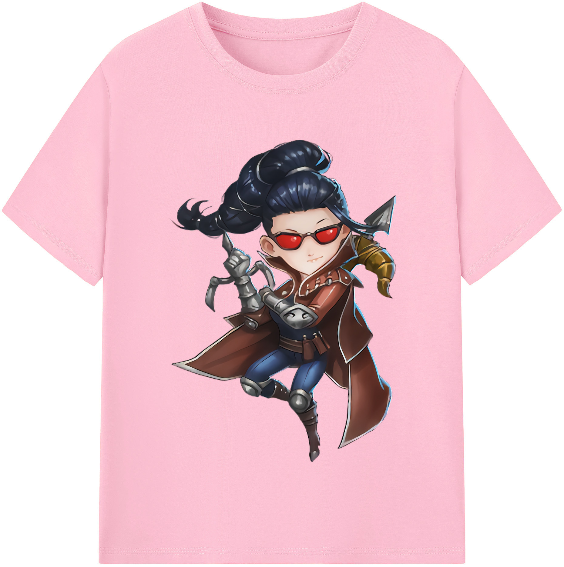 リーグ・オブ・レジェンド League of Legends LOL 綿100％半袖Tシャツ（フロントプリント）