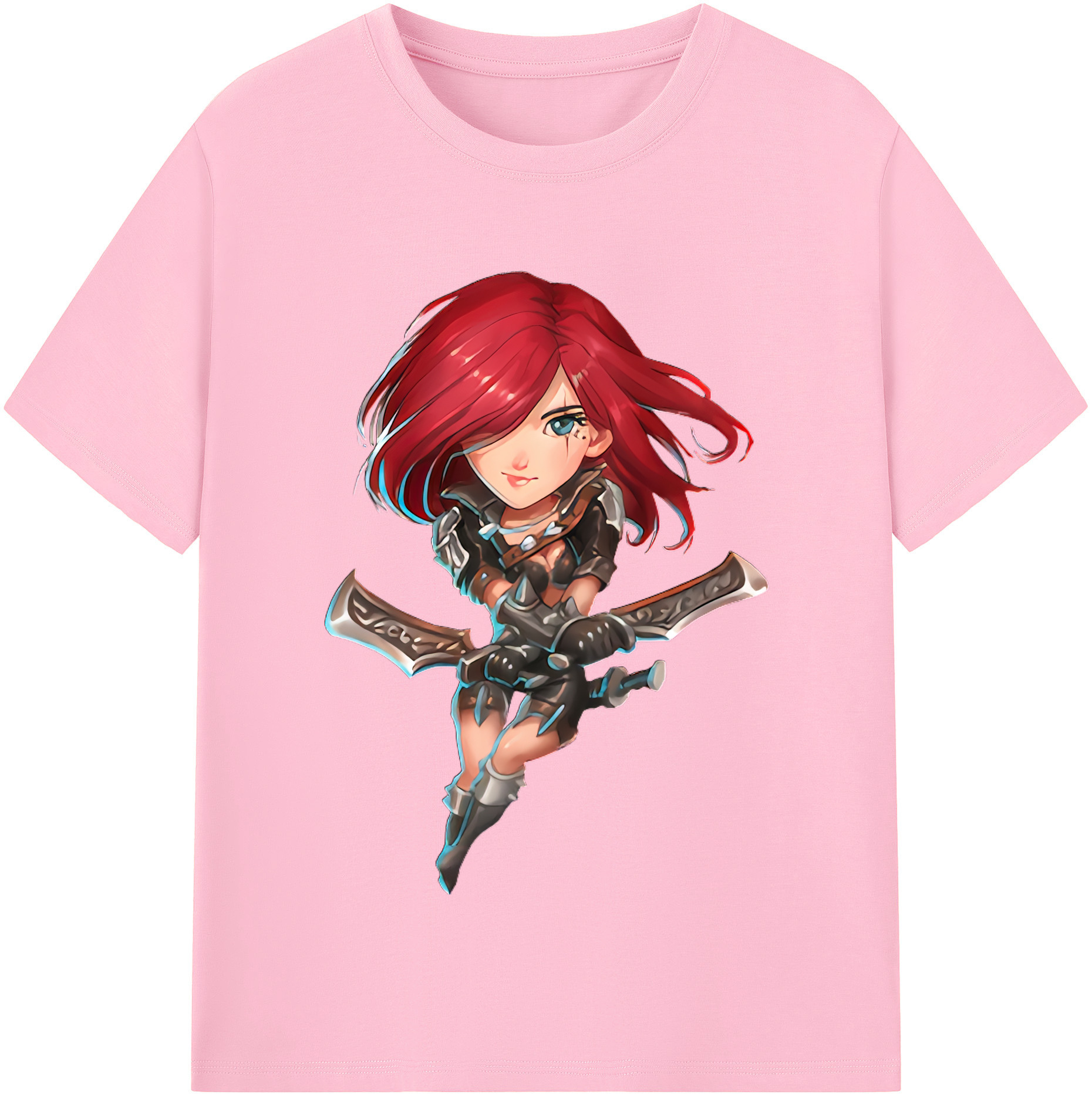 リーグ・オブ・レジェンド League of Legends LOL 綿100％半袖Tシャツ（フロントプリント）