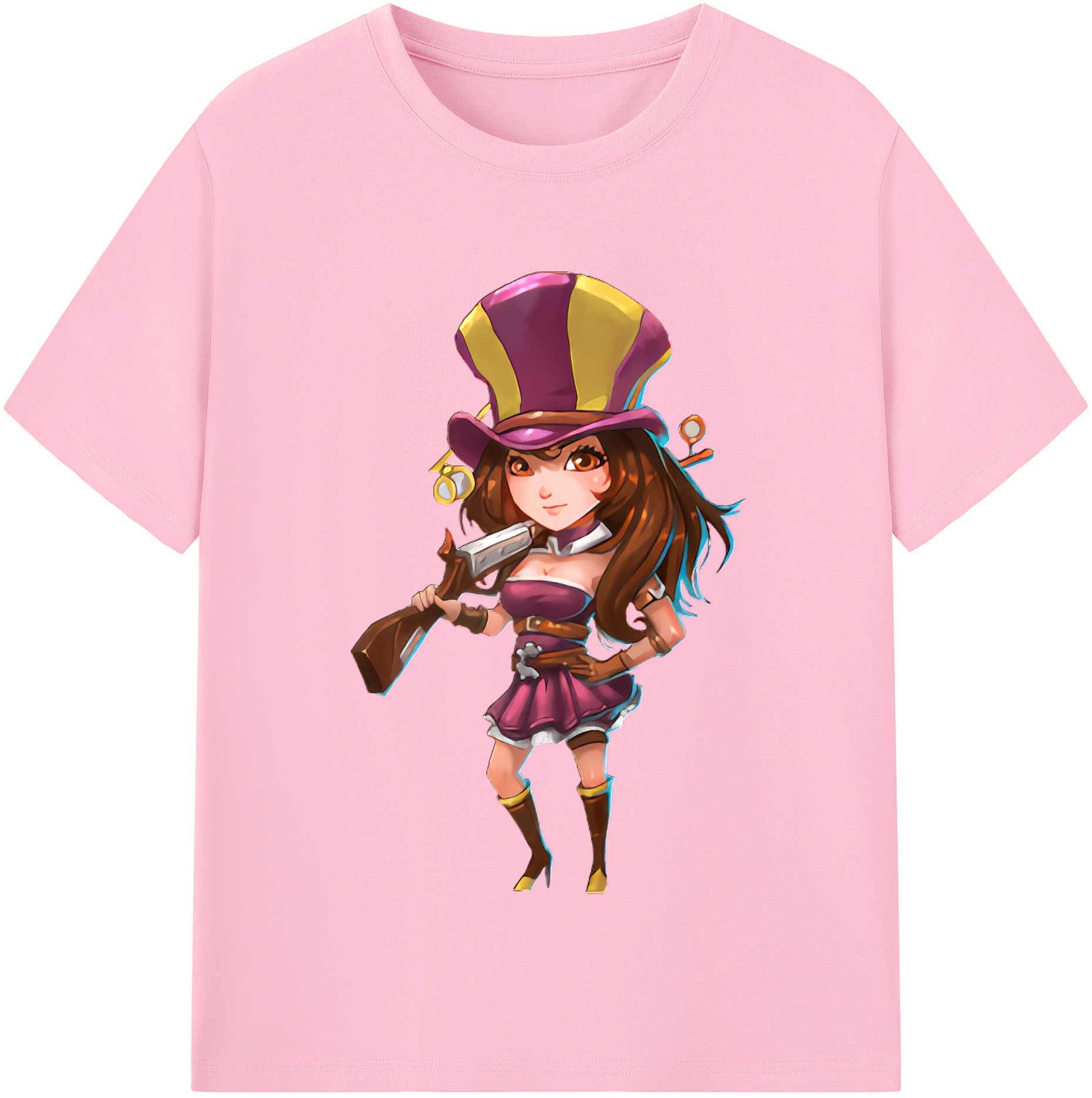 リーグ・オブ・レジェンド League of Legends LOL 綿100％半袖Tシャツ（フロントプリント）