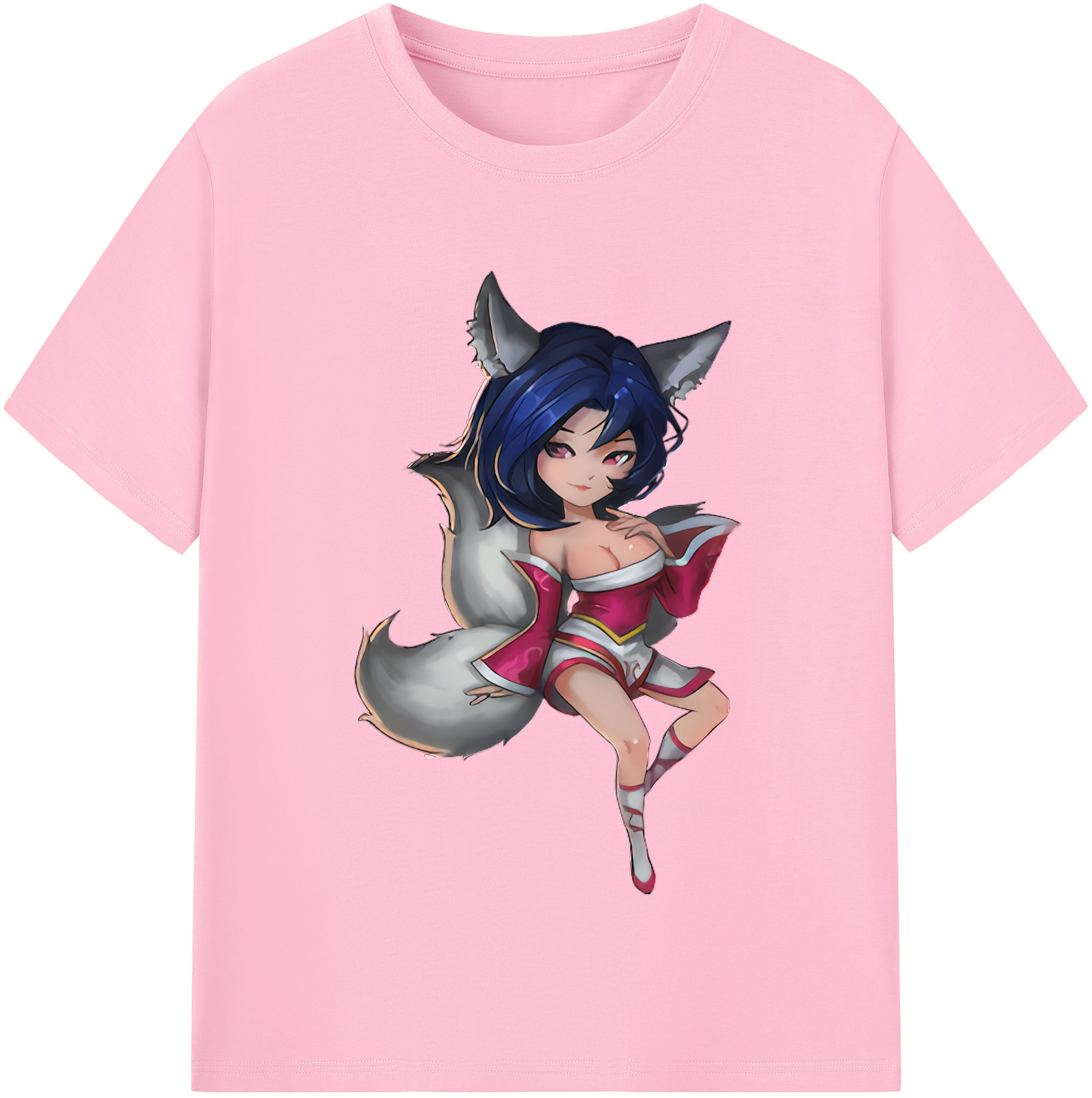 リーグ・オブ・レジェンド League of Legends LOL 綿100％半袖Tシャツ（フロントプリント）