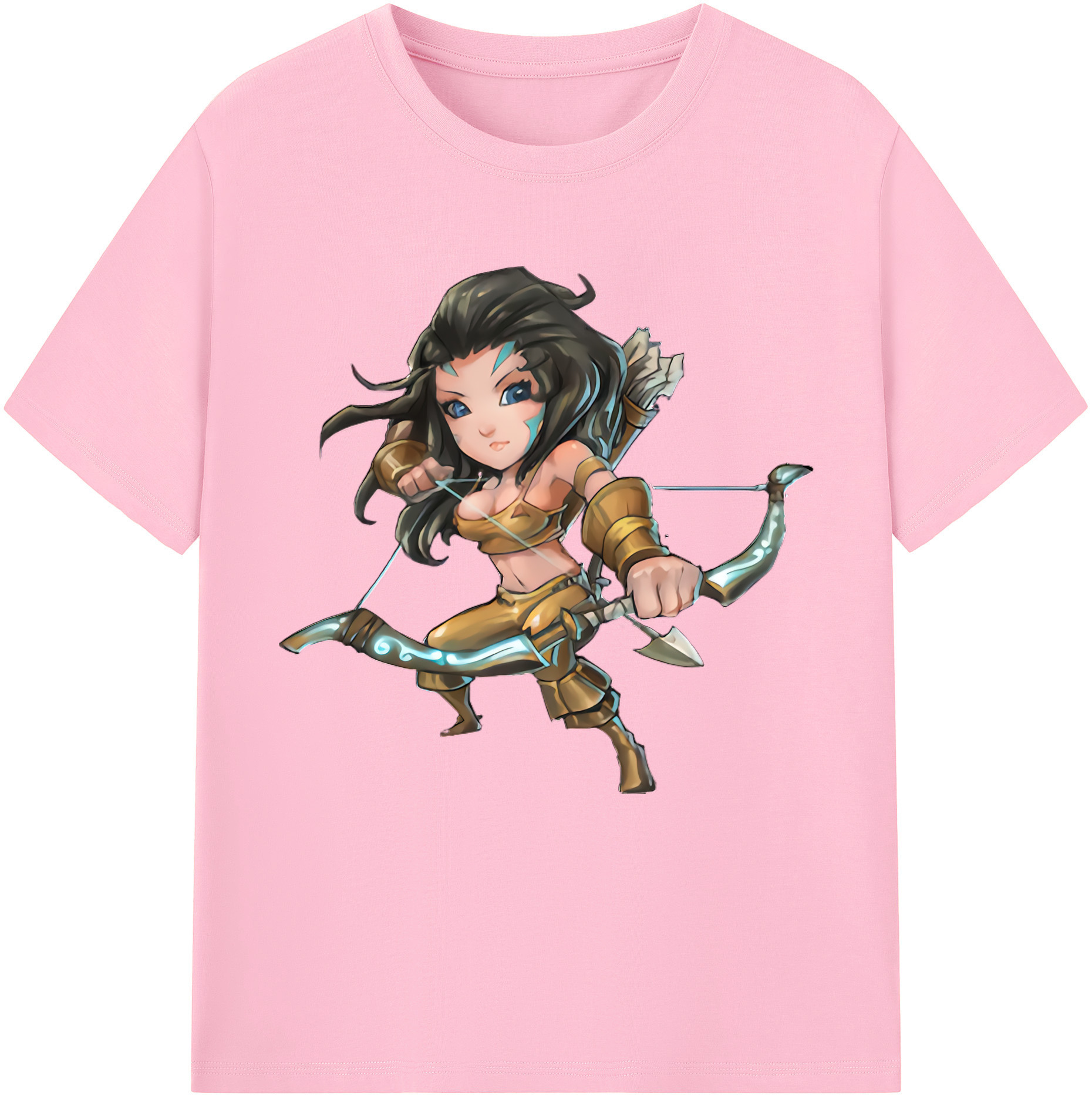 リーグ・オブ・レジェンド League of Legends LOL 綿100％半袖Tシャツ（フロントプリント）