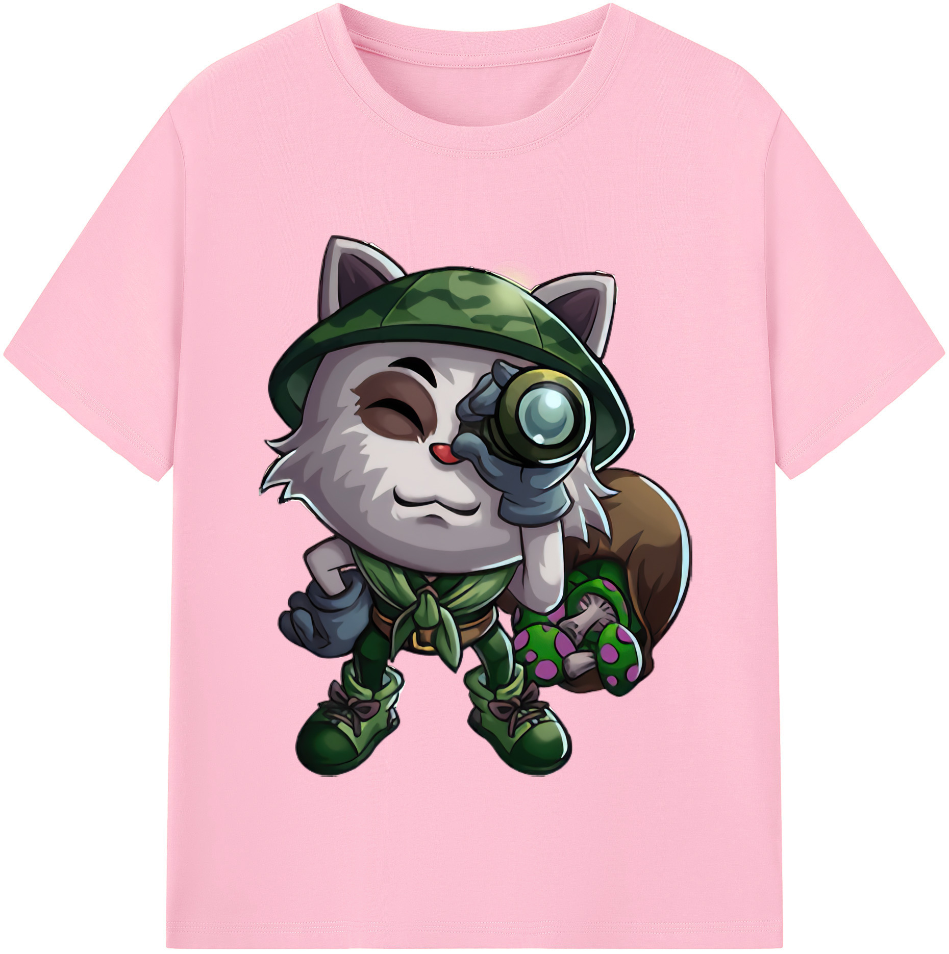 リーグ・オブ・レジェンド League of Legends LOL 綿100％半袖Tシャツ（フロントプリント）
