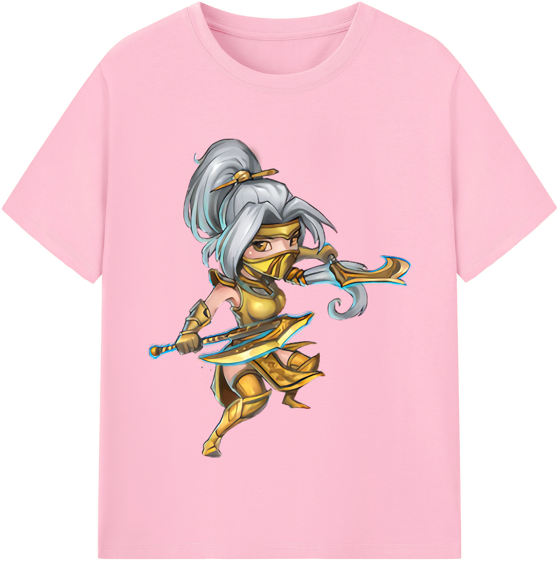 リーグ・オブ・レジェンド League of Legends LOL 綿100％半袖Tシャツ（フロントプリント）