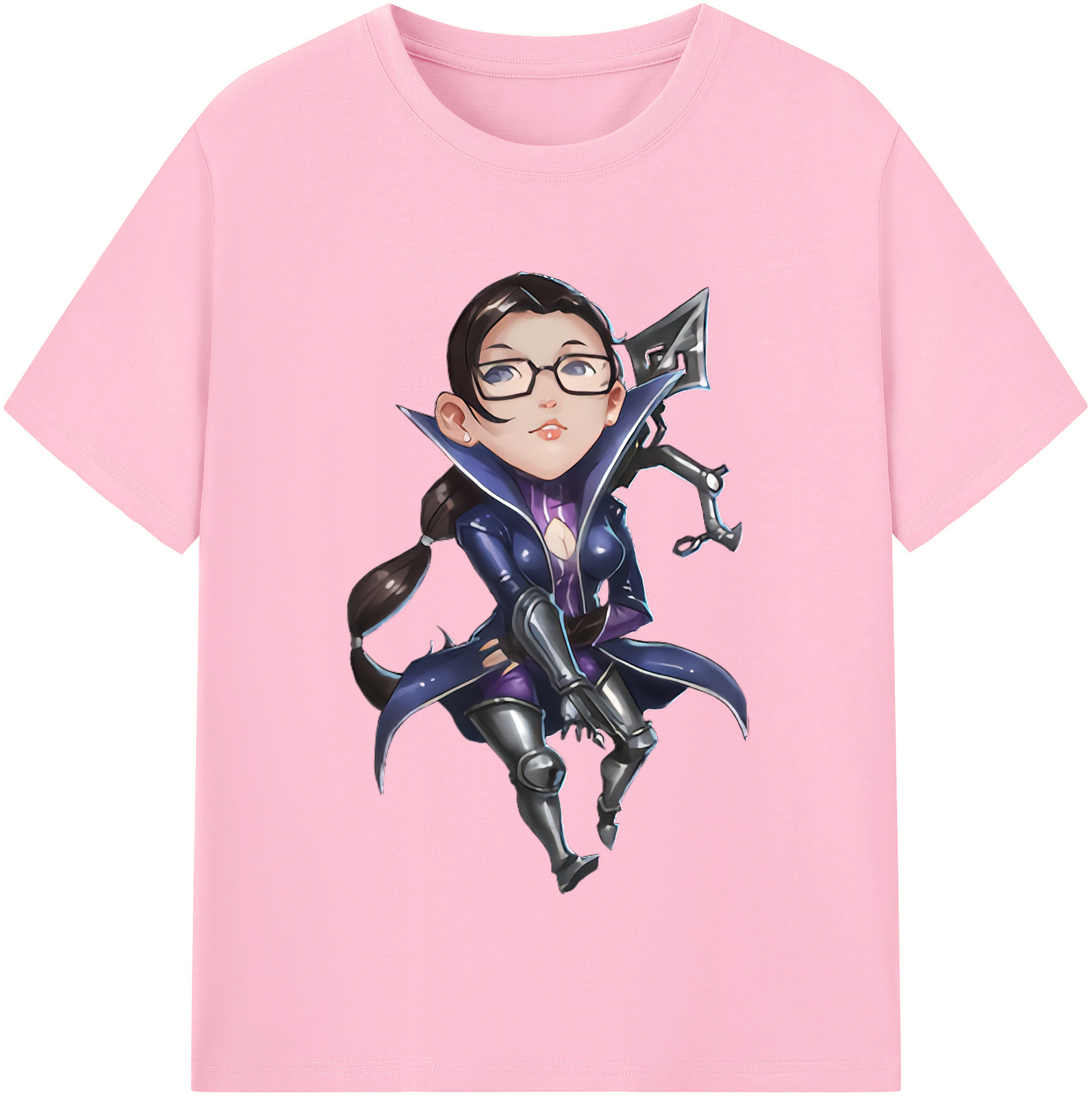 リーグ・オブ・レジェンド League of Legends LOL 綿100％半袖Tシャツ（フロントプリント）