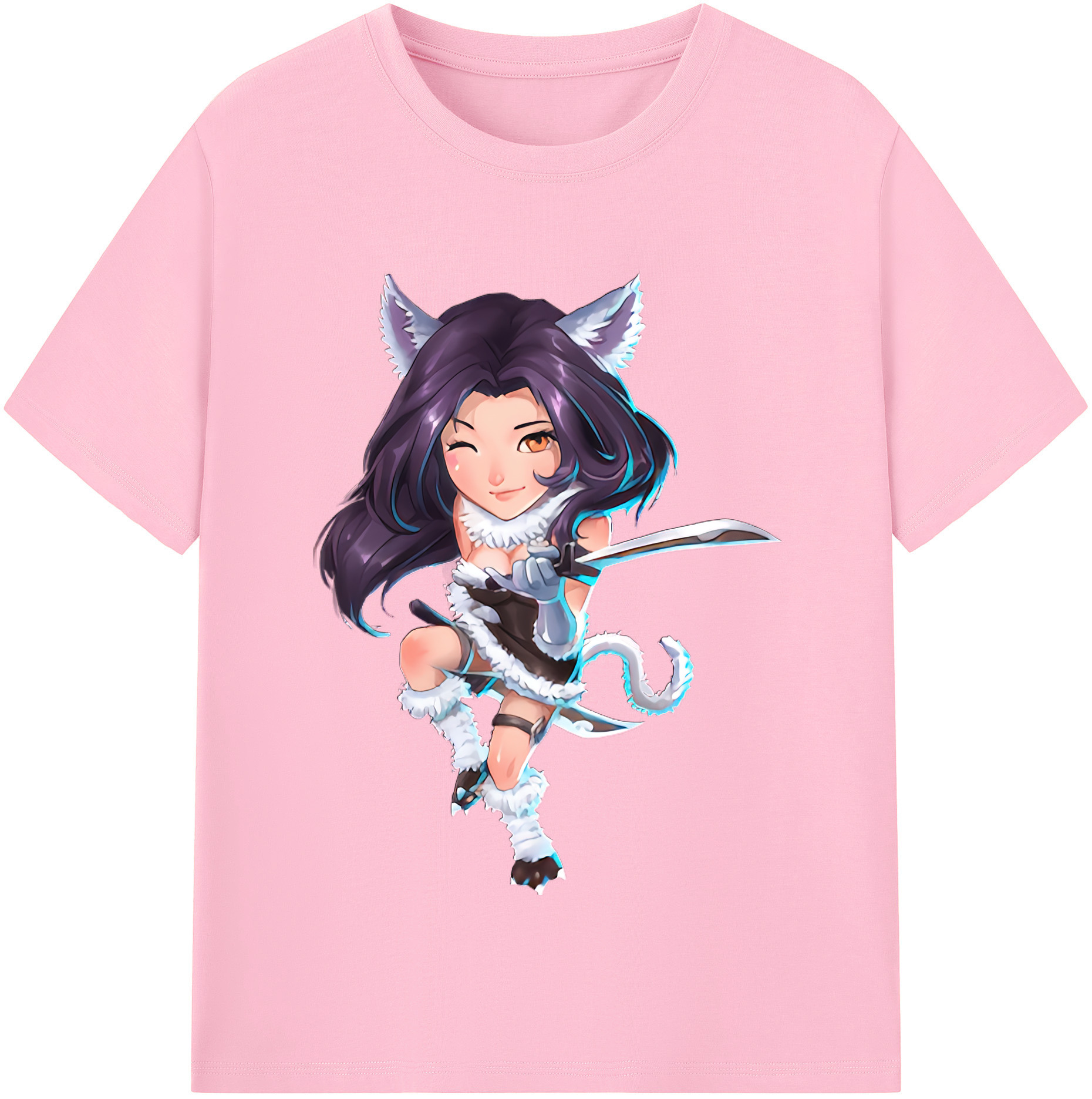リーグ・オブ・レジェンド League of Legends LOL 綿100％半袖Tシャツ（フロントプリント）
