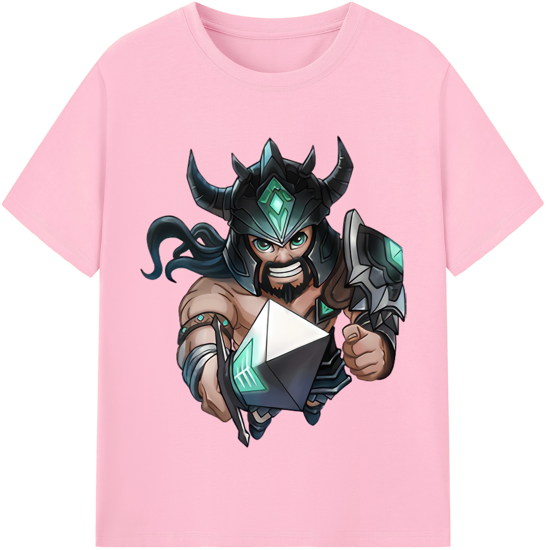 リーグ・オブ・レジェンド League of Legends LOL 綿100％半袖Tシャツ（フロントプリント）