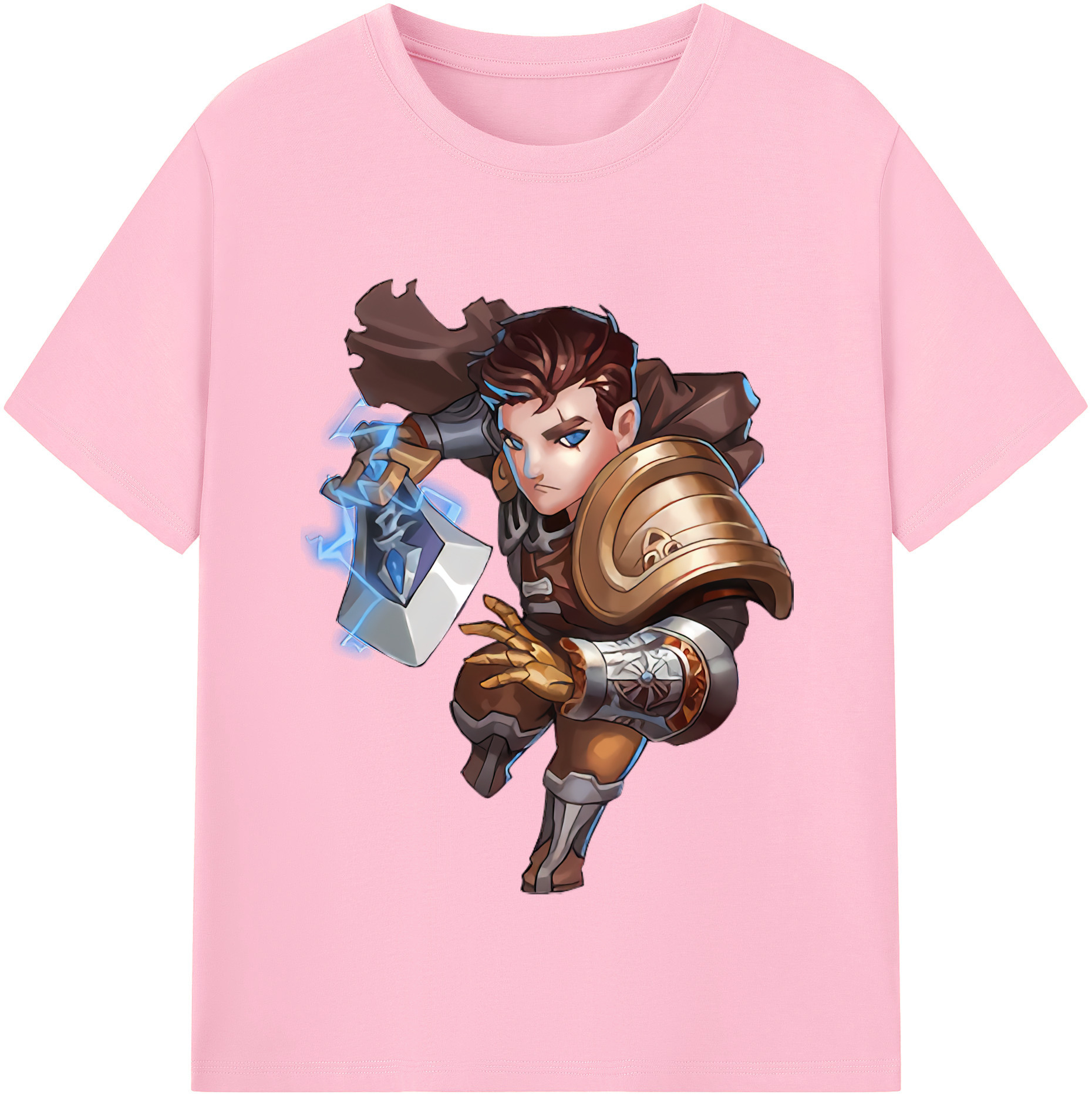 リーグ・オブ・レジェンド League of Legends LOL 綿100％半袖Tシャツ（フロントプリント）