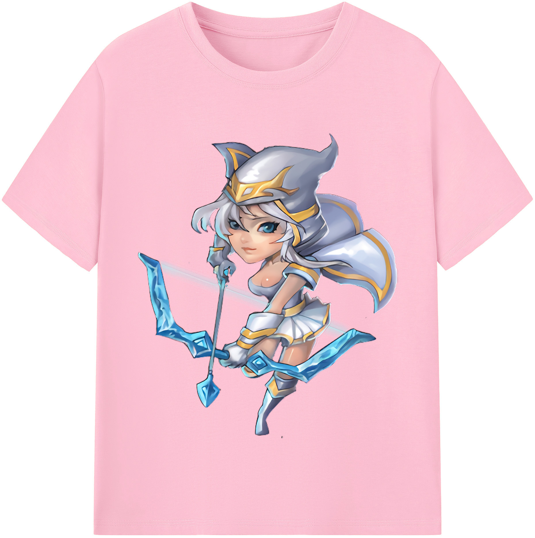 リーグ・オブ・レジェンド League of Legends LOL 綿100％半袖Tシャツ（フロントプリント）