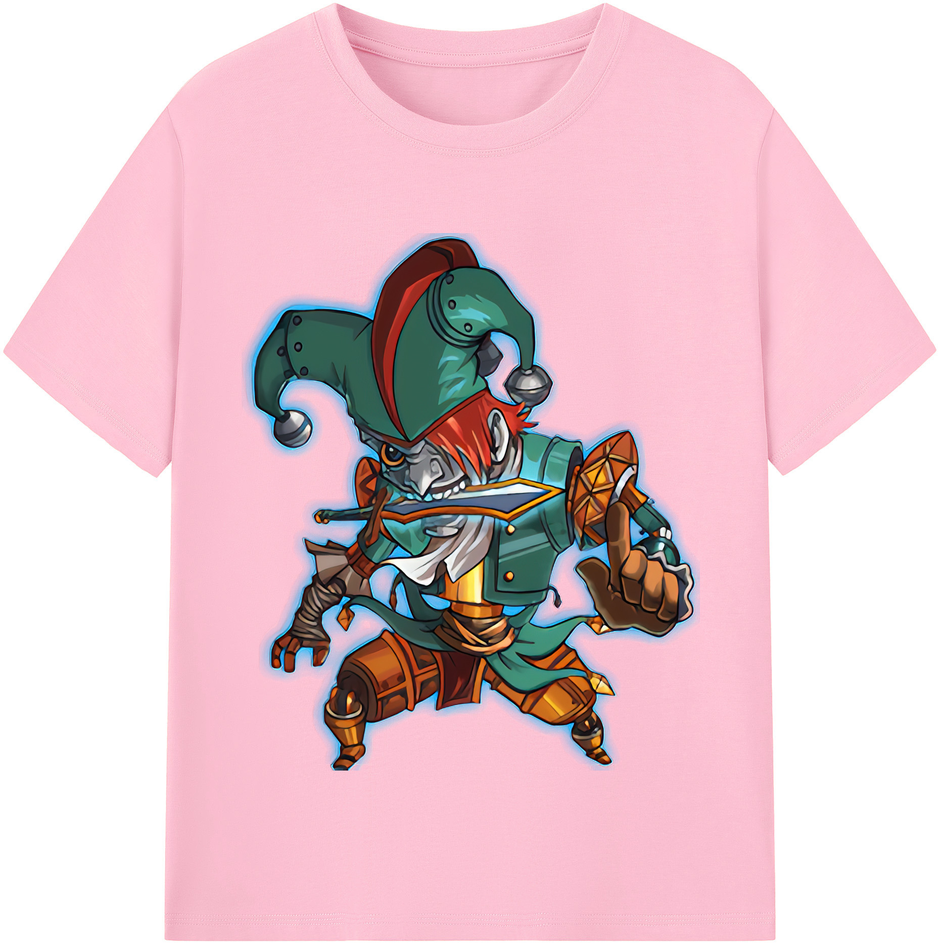 リーグ・オブ・レジェンド League of Legends LOL 綿100％半袖Tシャツ（フロントプリント）