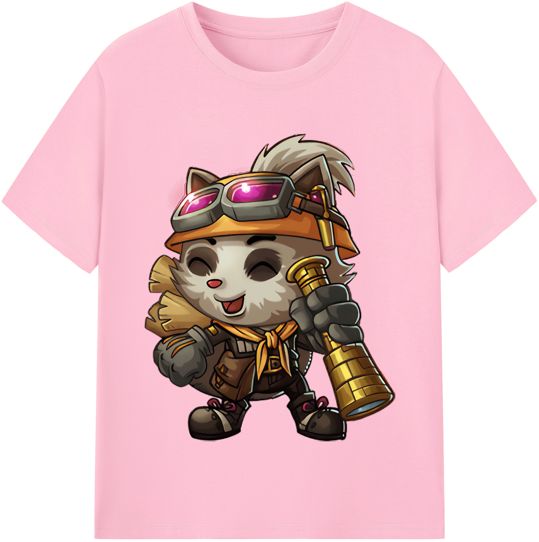 リーグ・オブ・レジェンド League of Legends LOL 綿100％半袖Tシャツ（フロントプリント）