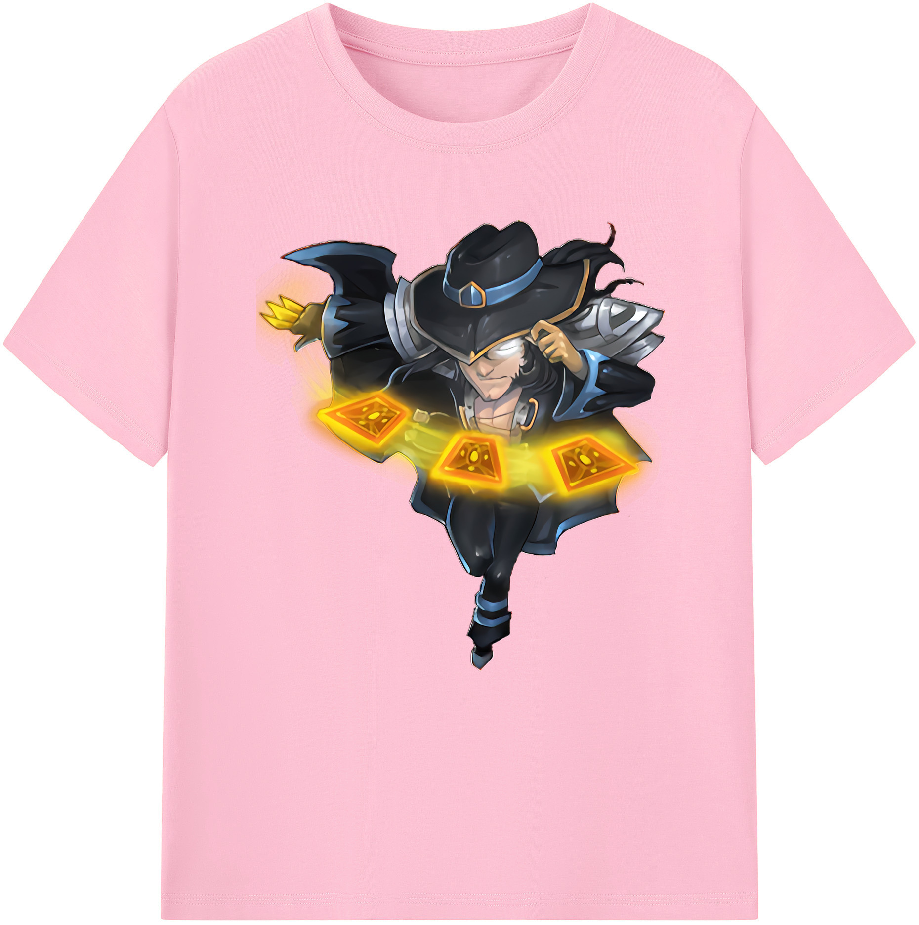 リーグ・オブ・レジェンド League of Legends LOL 綿100％半袖Tシャツ（フロントプリント）