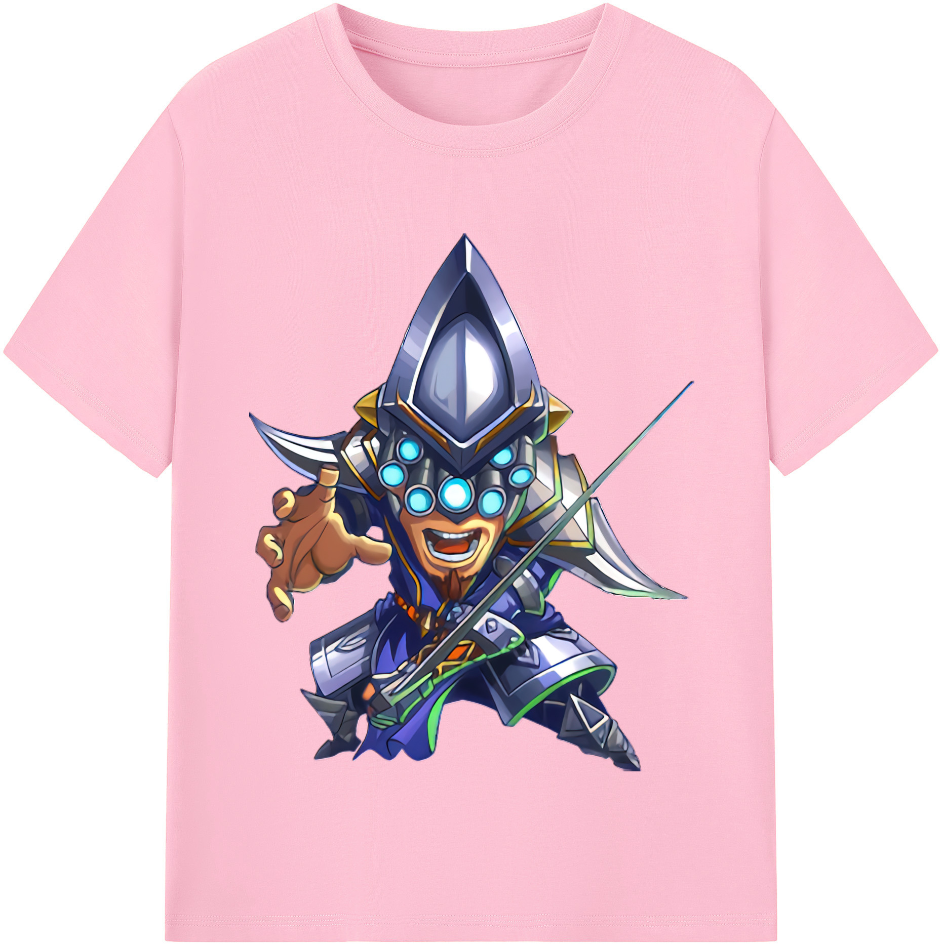 リーグ・オブ・レジェンド League of Legends LOL 綿100％半袖Tシャツ（フロントプリント）