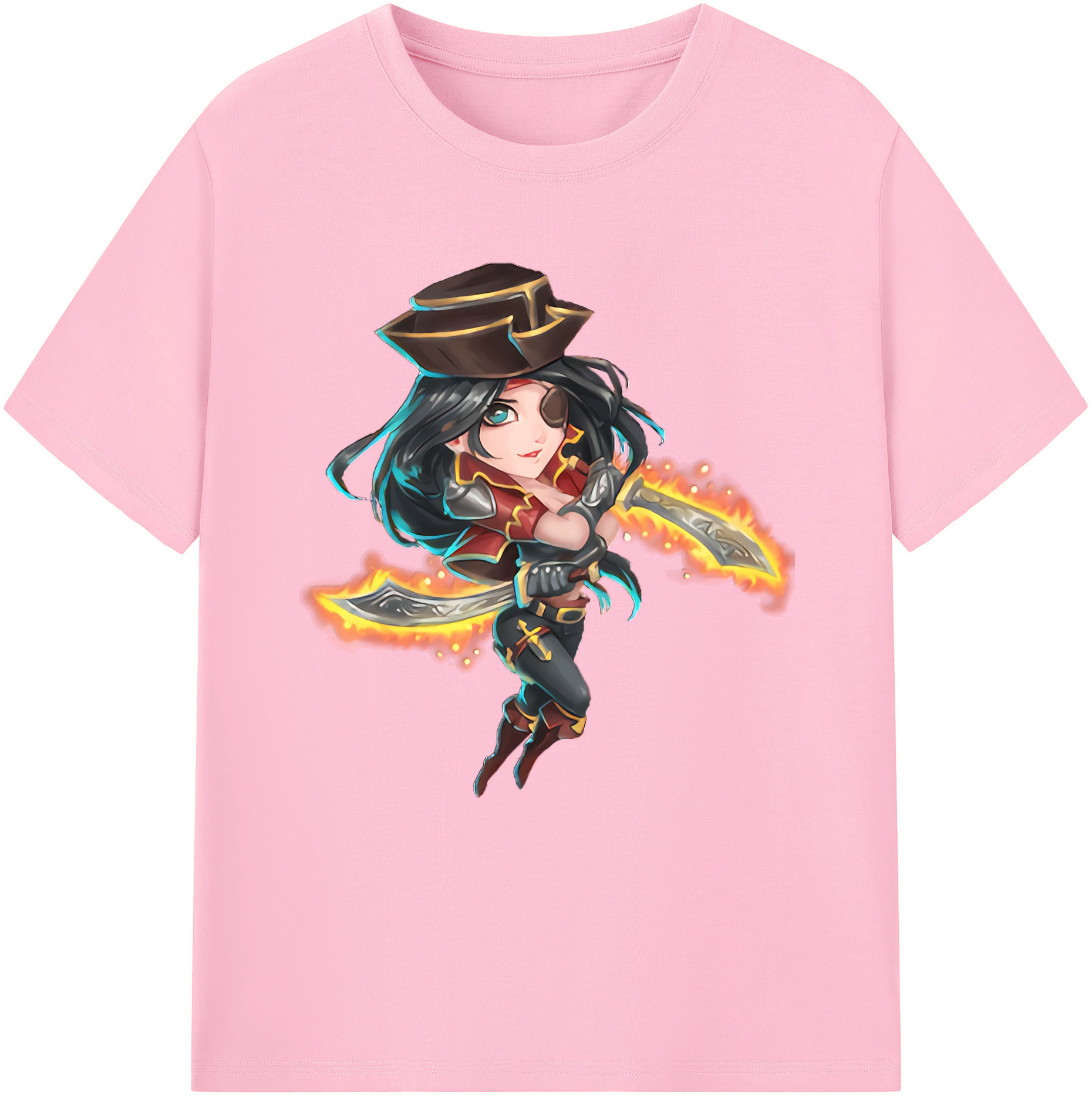 リーグ・オブ・レジェンド League of Legends LOL 綿100％半袖Tシャツ（フロントプリント）