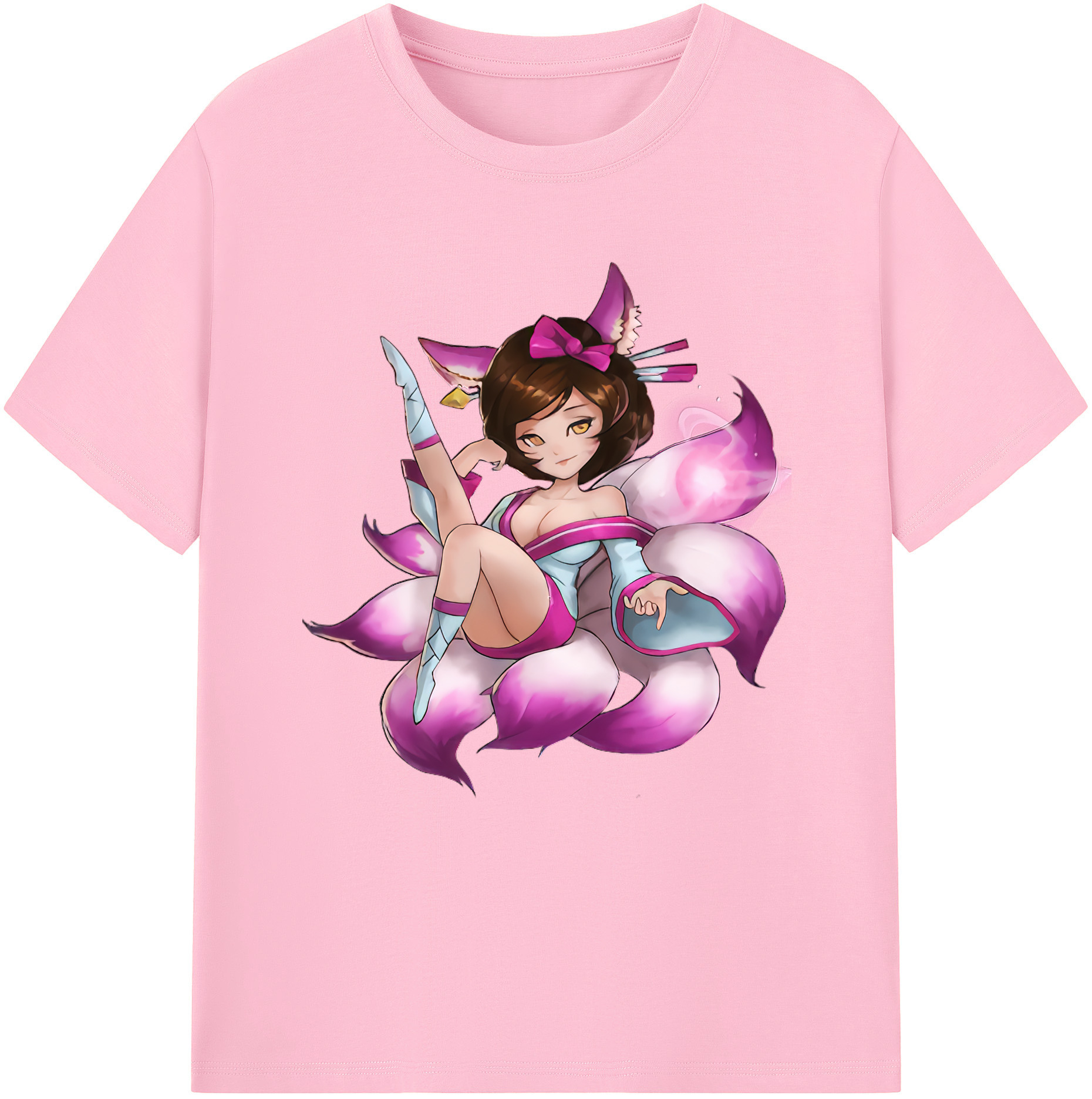 リーグ・オブ・レジェンド League of Legends LOL 綿100％半袖Tシャツ（フロントプリント）