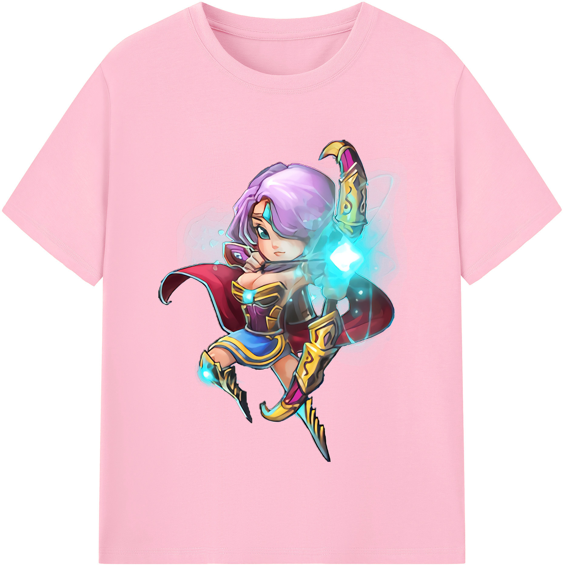 リーグ・オブ・レジェンド League of Legends LOL 綿100％半袖Tシャツ（フロントプリント）