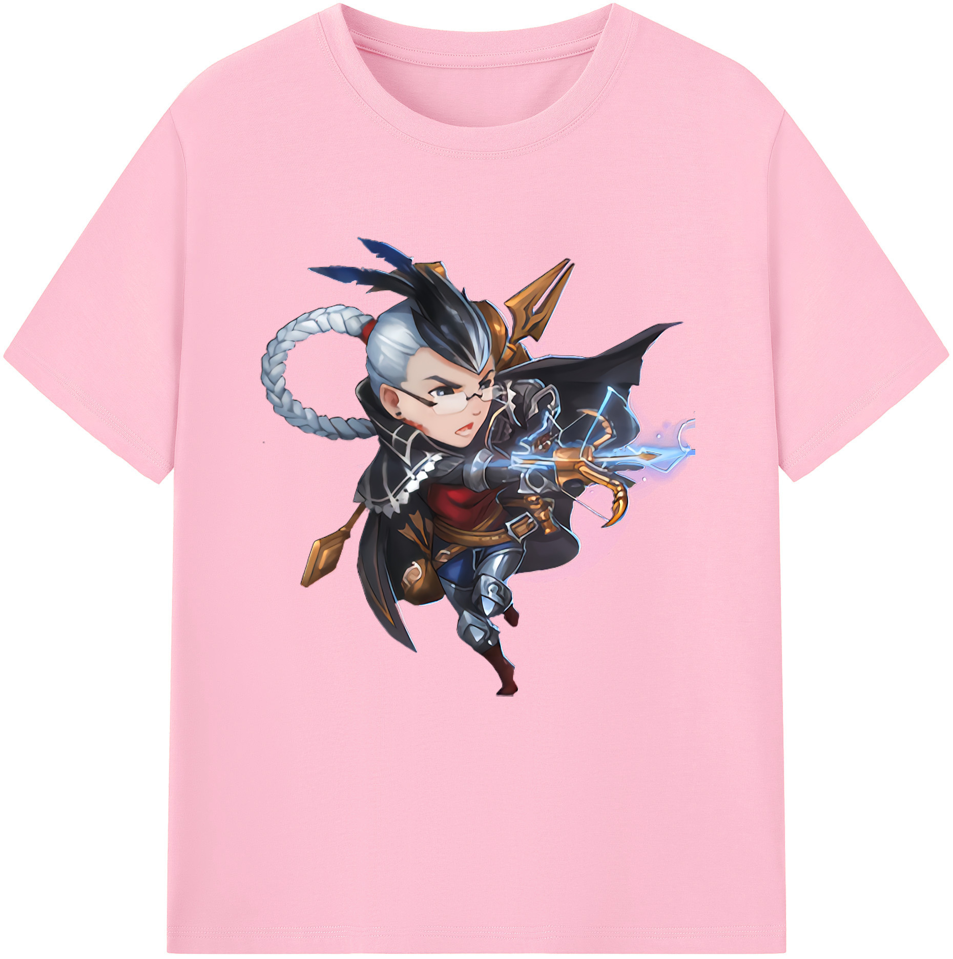リーグ・オブ・レジェンド League of Legends LOL 綿100％半袖Tシャツ（フロントプリント）