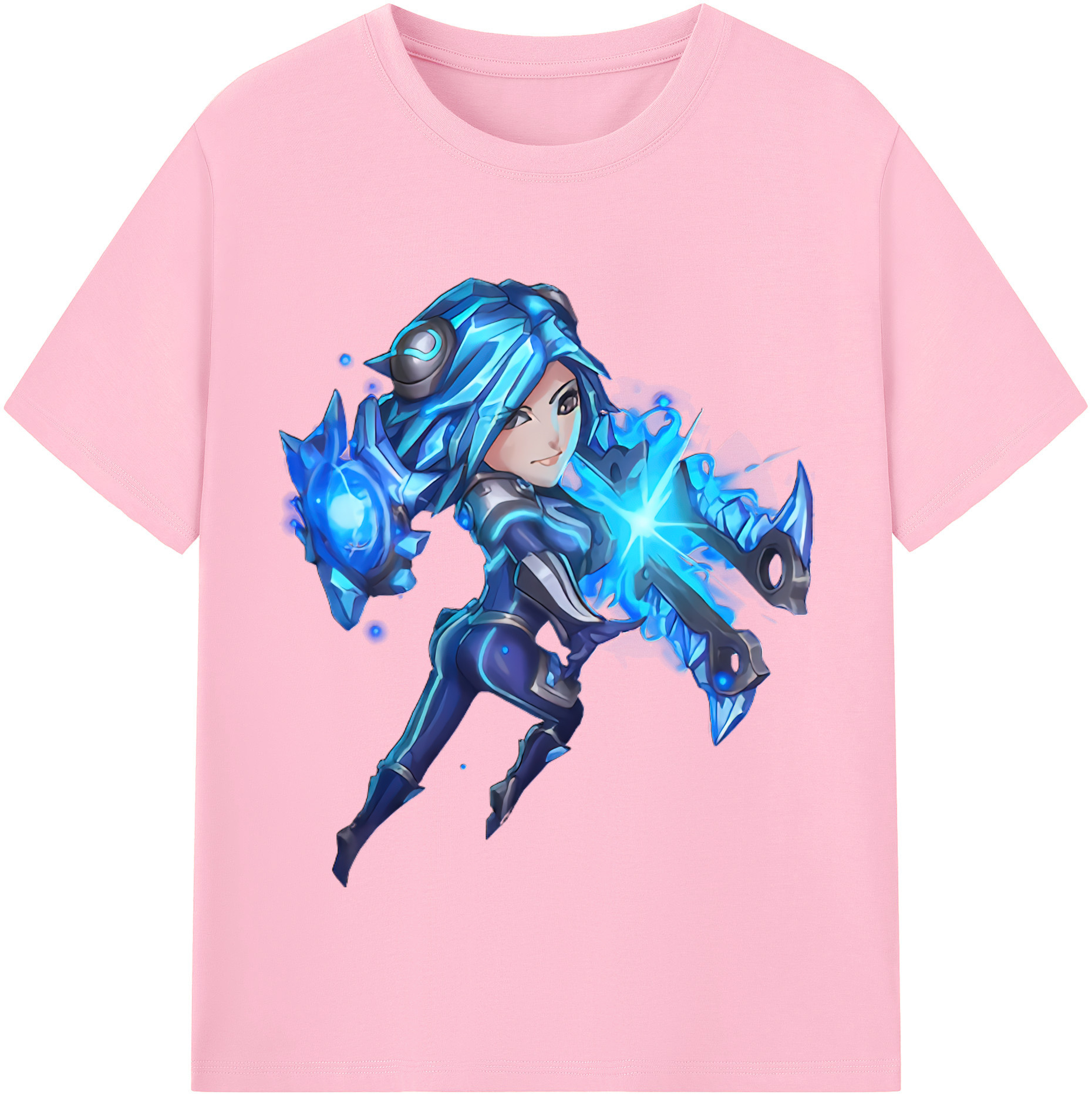 リーグ・オブ・レジェンド League of Legends LOL 綿100％半袖Tシャツ（フロントプリント）