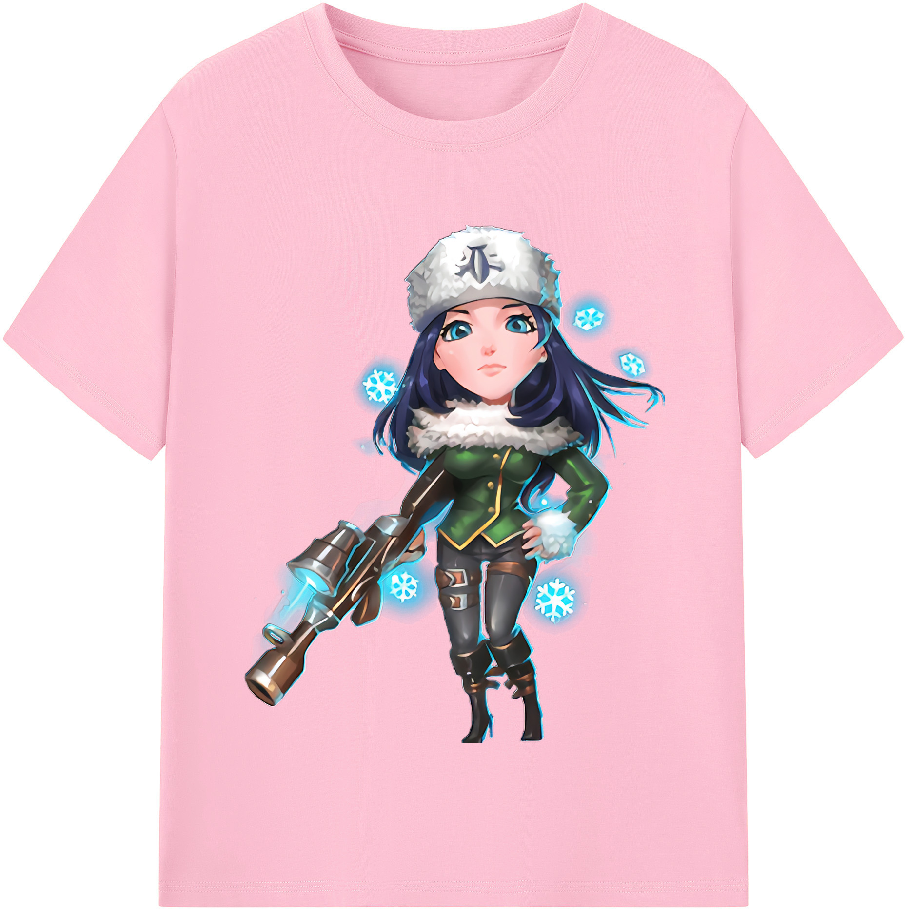 リーグ・オブ・レジェンド League of Legends LOL 綿100％半袖Tシャツ（フロントプリント）