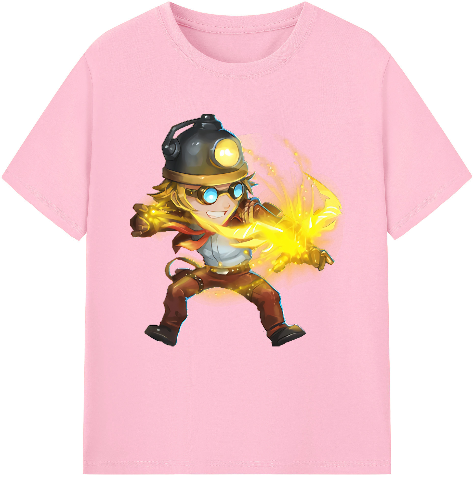 リーグ・オブ・レジェンド League of Legends LOL 綿100％半袖Tシャツ（フロントプリント）