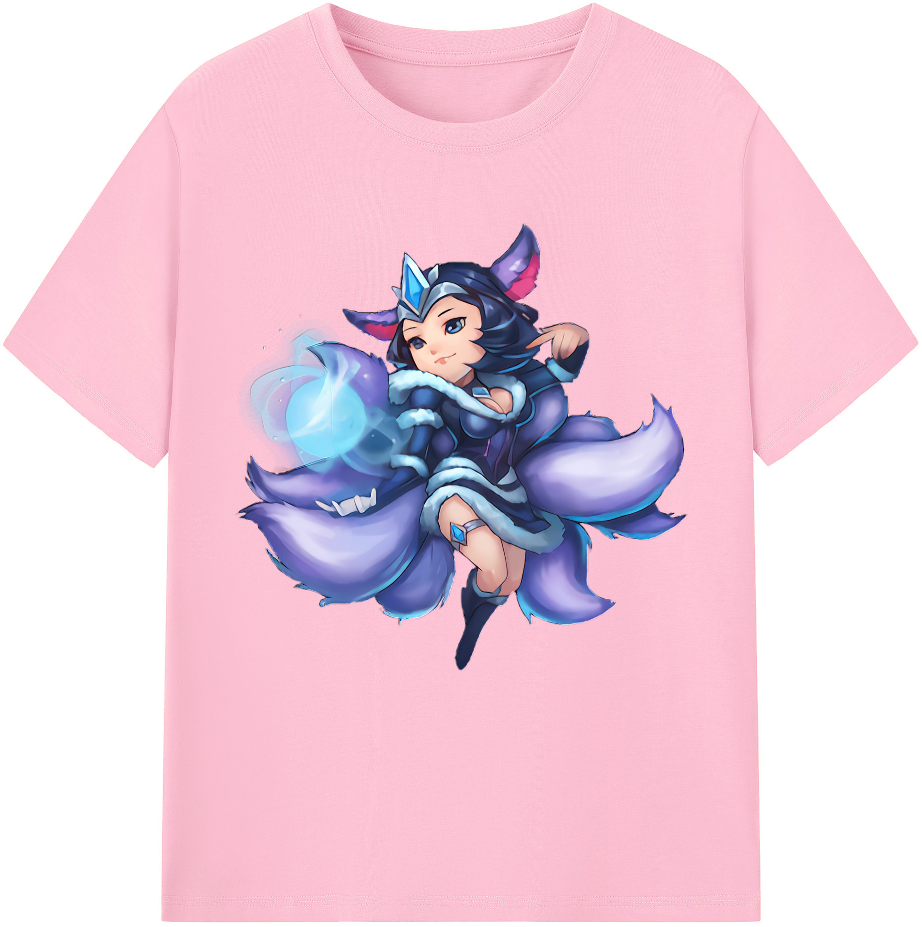 リーグ・オブ・レジェンド League of Legends LOL 綿100％半袖Tシャツ（フロントプリント）