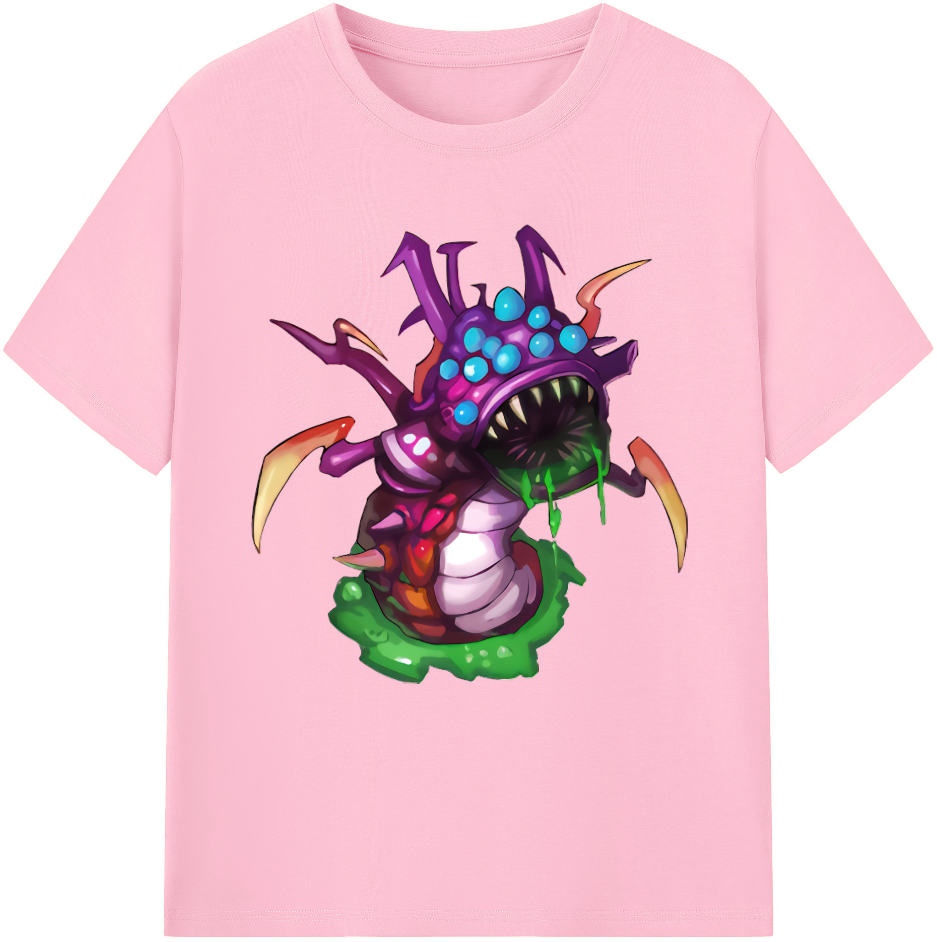 リーグ・オブ・レジェンド League of Legends LOL 綿100％半袖Tシャツ（フロントプリント）
