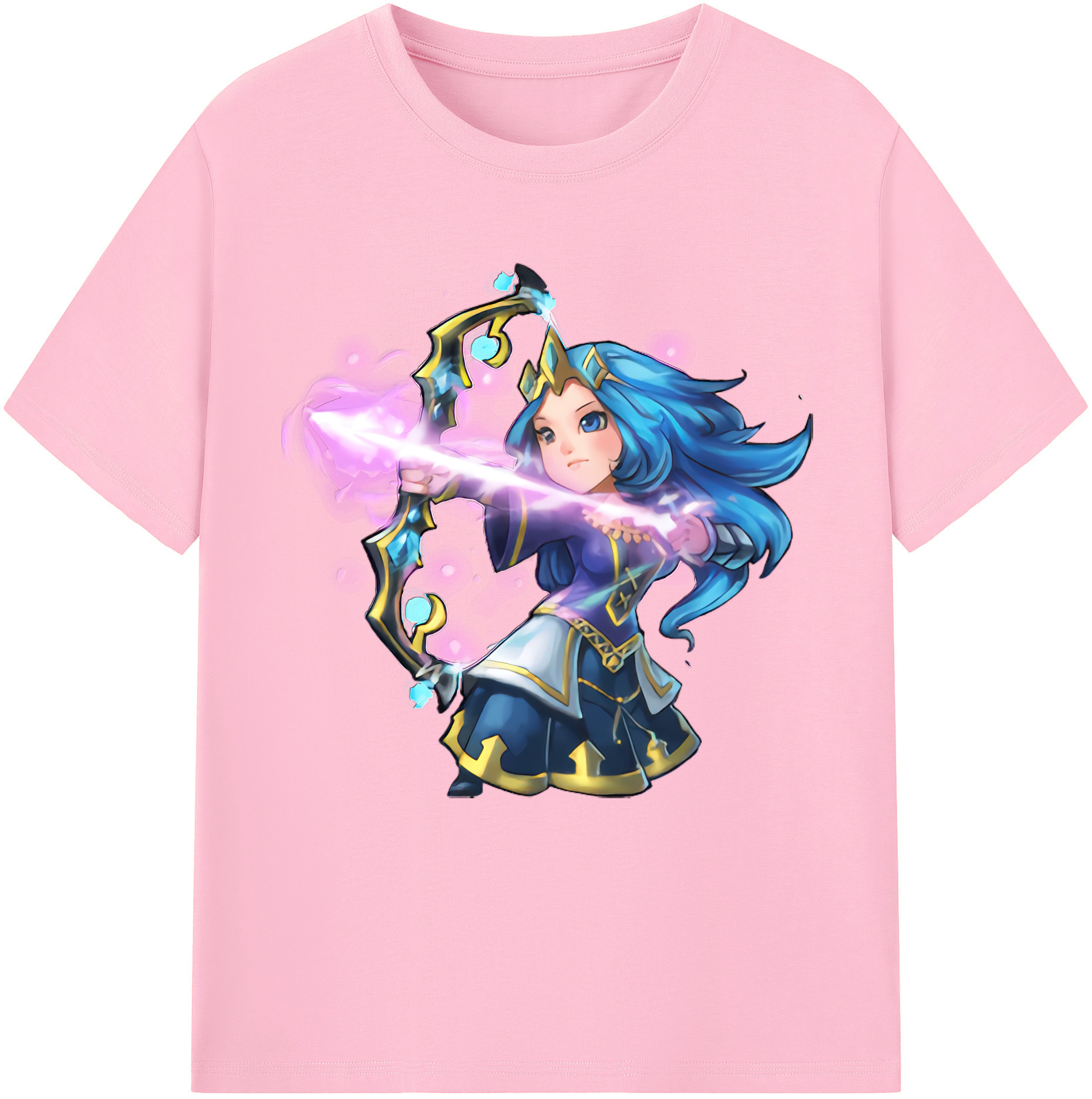 リーグ・オブ・レジェンド League of Legends LOL 綿100％半袖Tシャツ（フロントプリント）