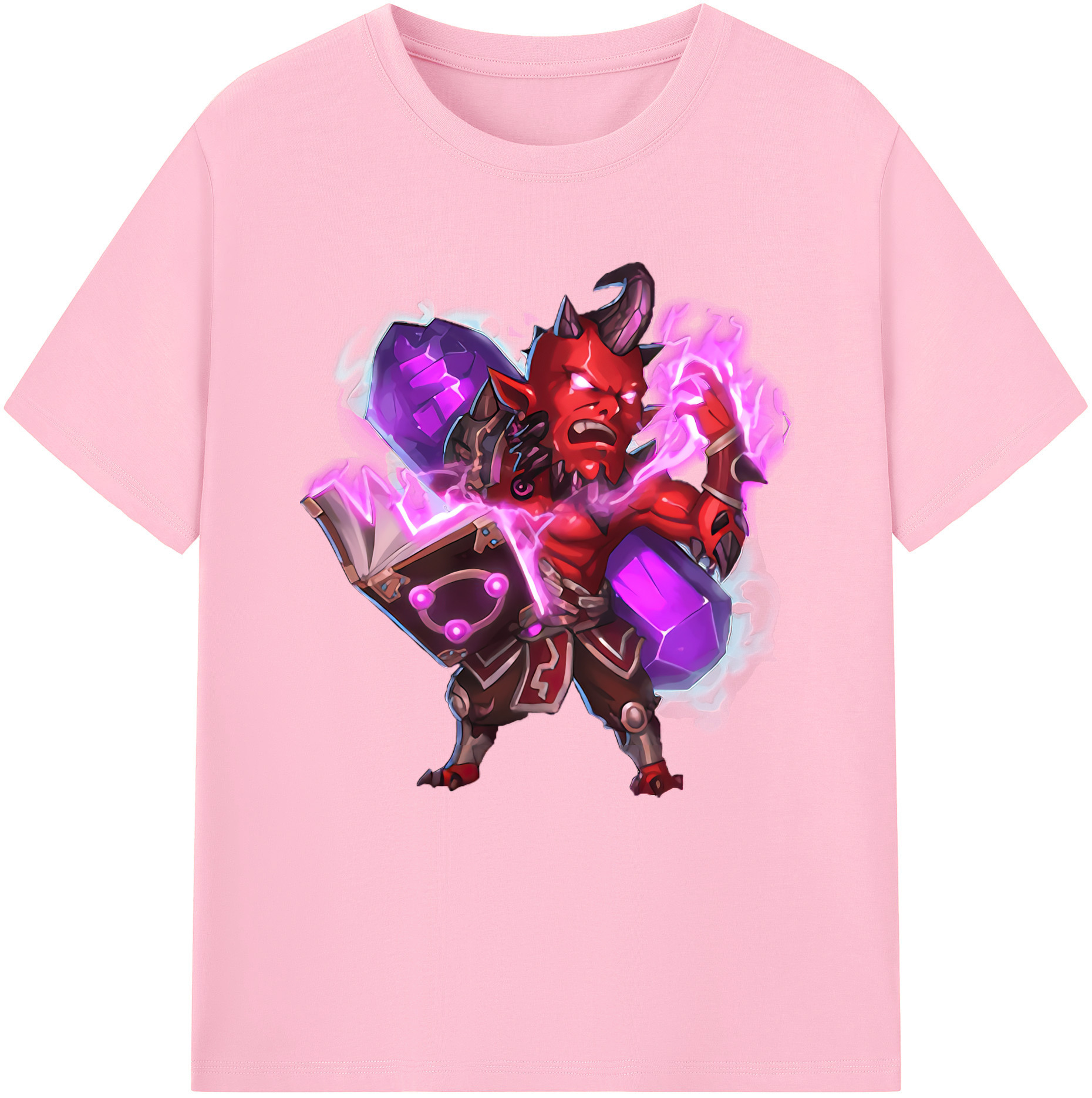 リーグ・オブ・レジェンド League of Legends LOL 綿100％半袖Tシャツ（フロントプリント）