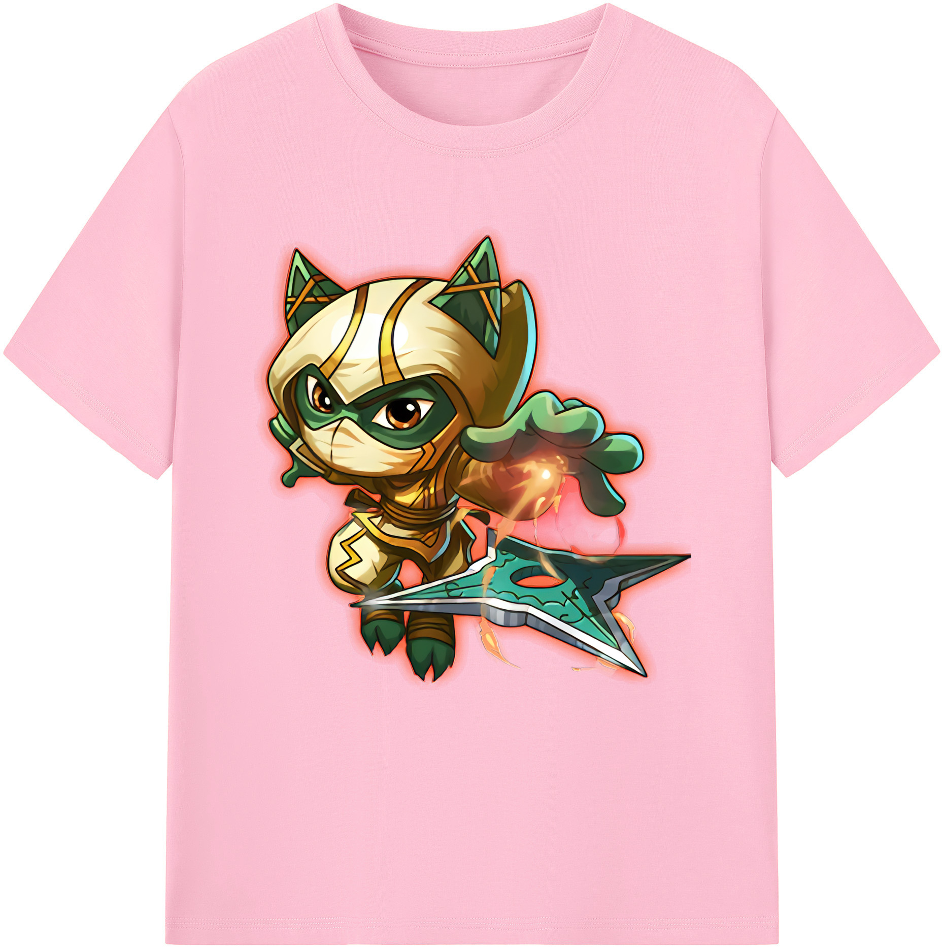 リーグ・オブ・レジェンド League of Legends LOL 綿100％半袖Tシャツ（フロントプリント）