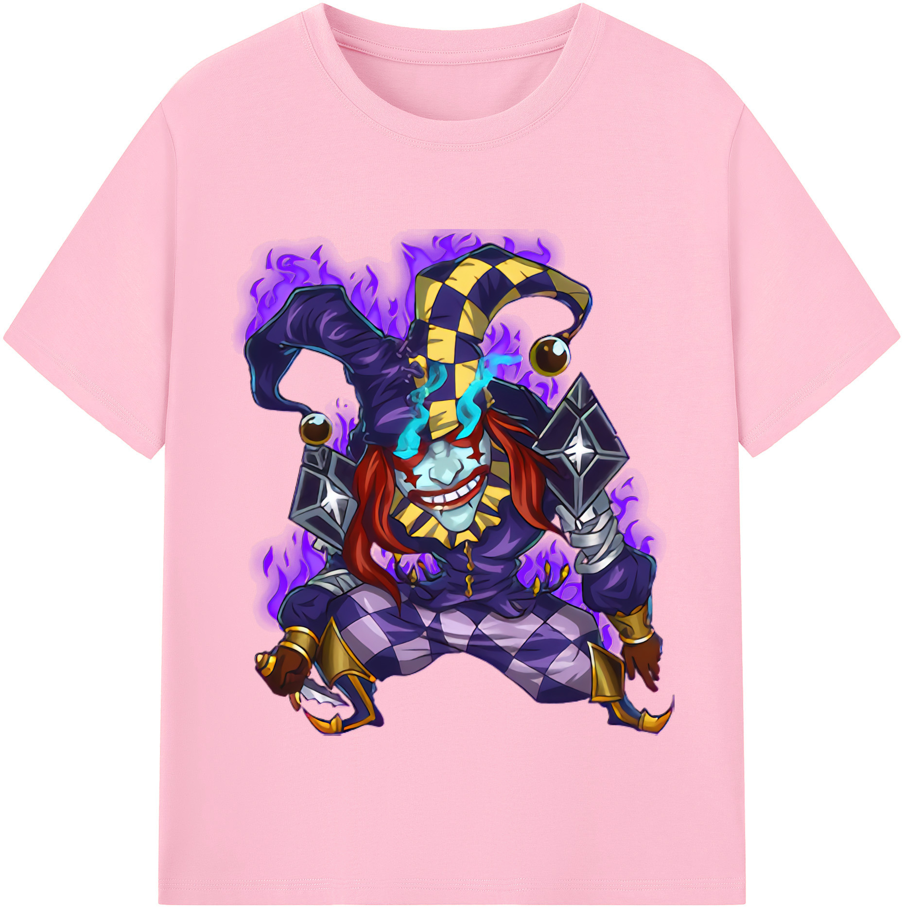 リーグ・オブ・レジェンド League of Legends LOL 綿100％半袖Tシャツ（フロントプリント）