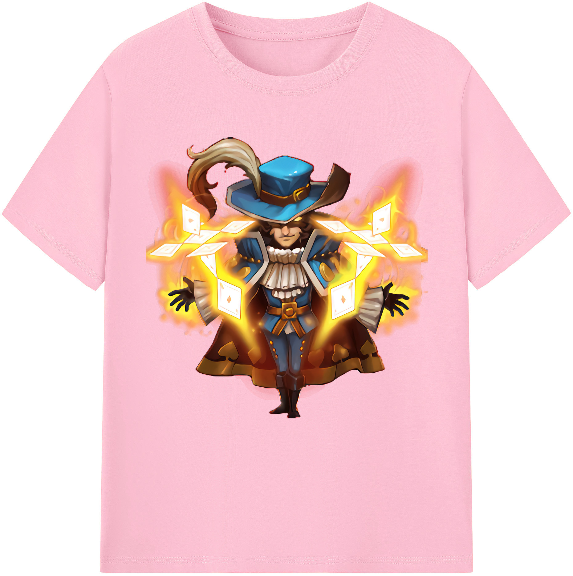 リーグ・オブ・レジェンド League of Legends LOL 綿100％半袖Tシャツ（フロントプリント）