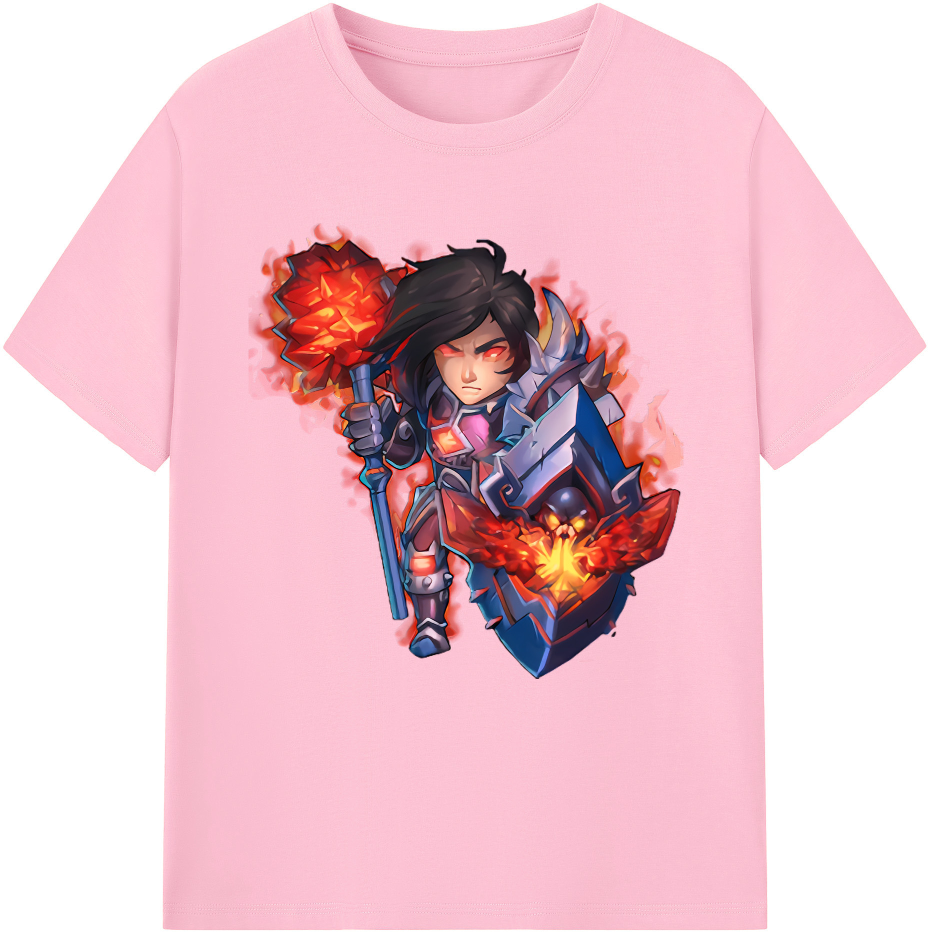 リーグ・オブ・レジェンド League of Legends LOL 綿100％半袖Tシャツ（フロントプリント）