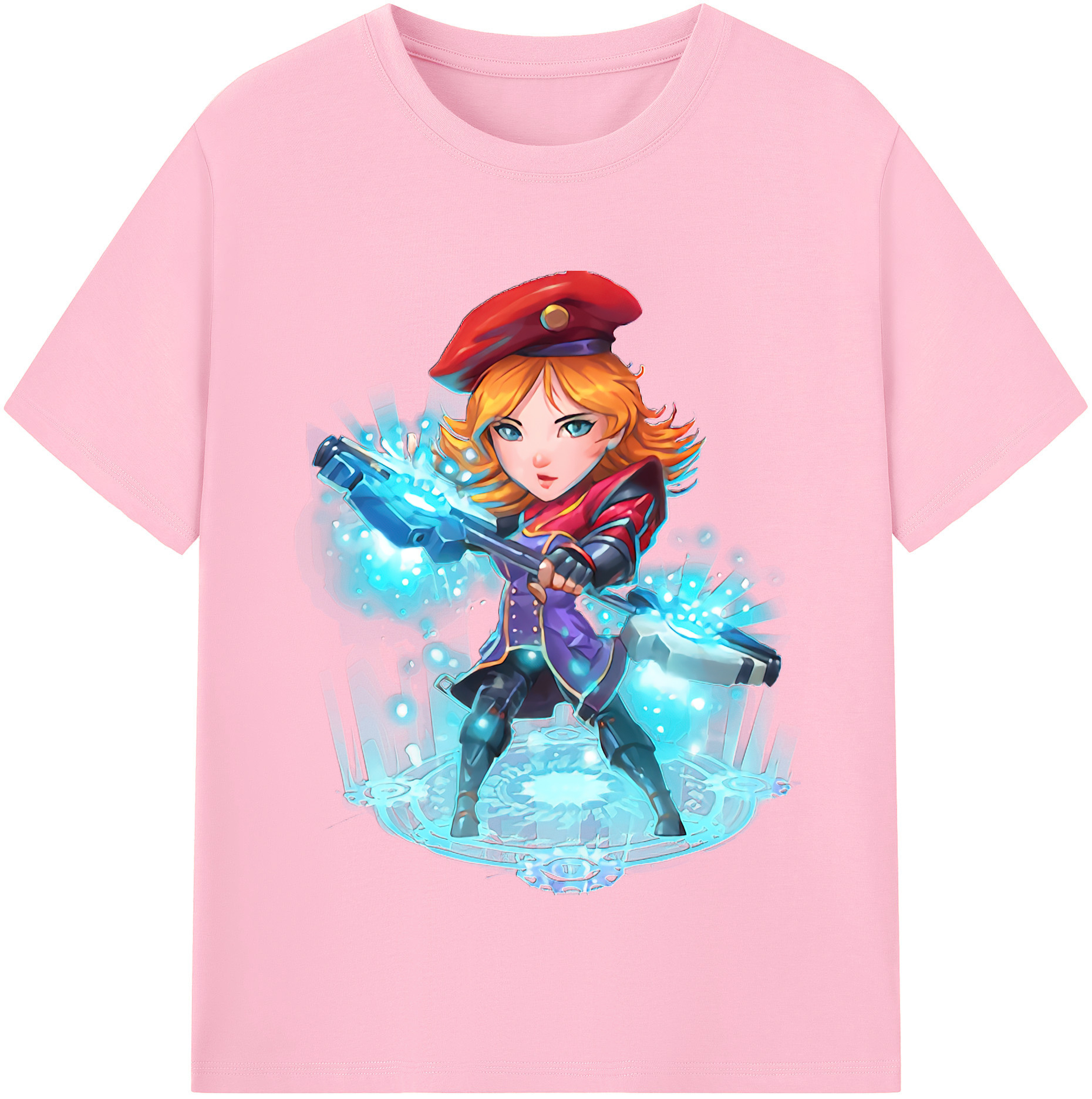 リーグ・オブ・レジェンド League of Legends LOL 綿100％半袖Tシャツ（フロントプリント）