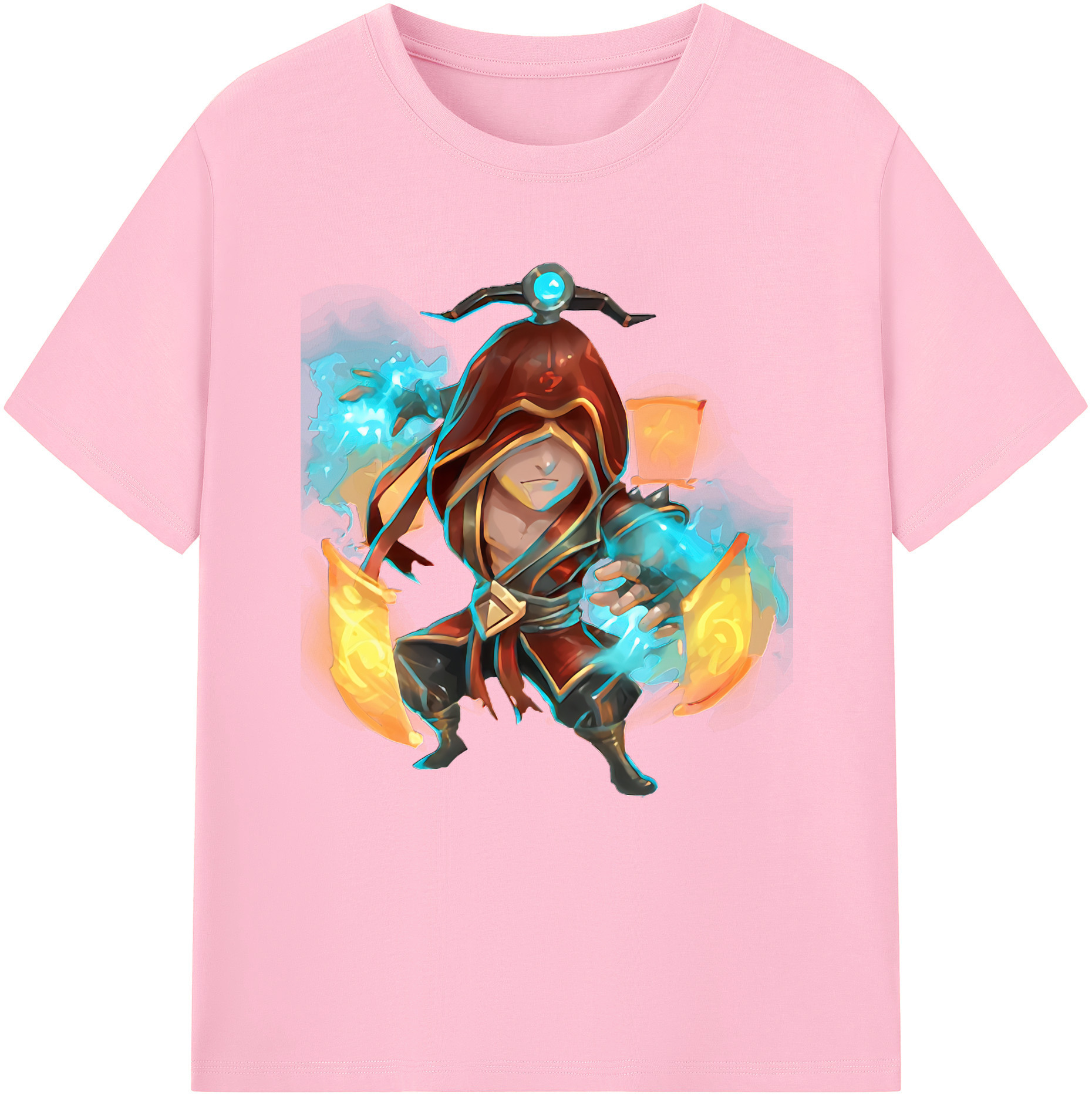 リーグ・オブ・レジェンド League of Legends LOL 綿100％半袖Tシャツ（フロントプリント）