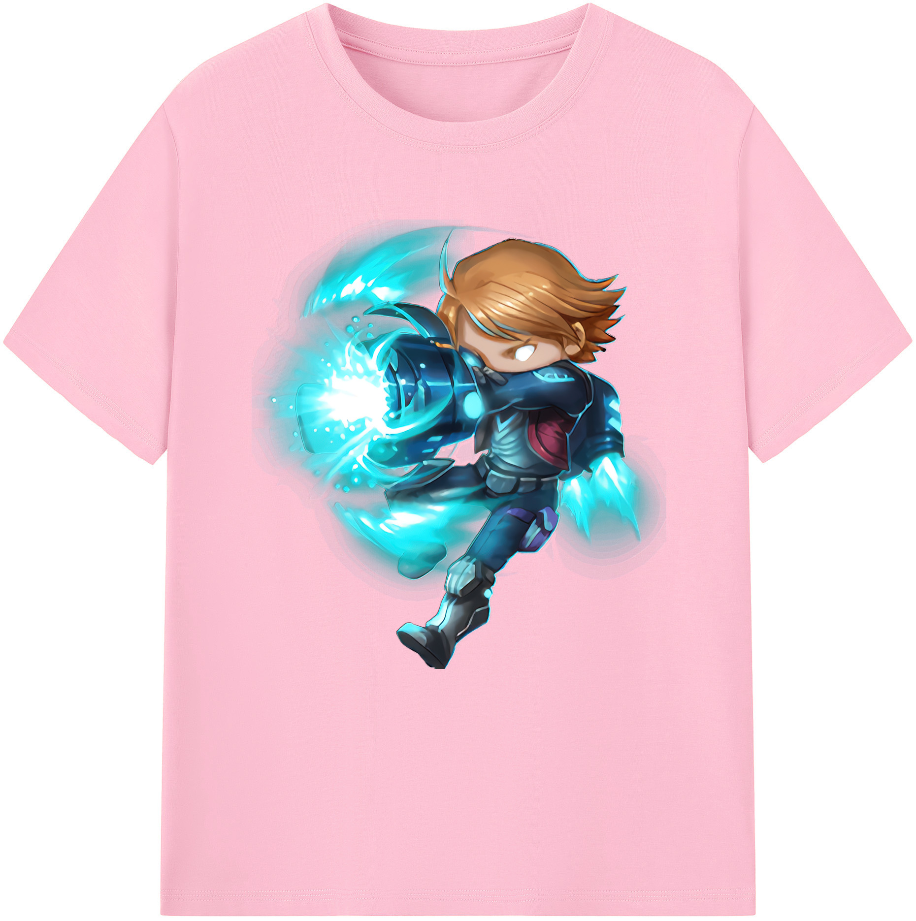 リーグ・オブ・レジェンド League of Legends LOL 綿100％半袖Tシャツ（フロントプリント）