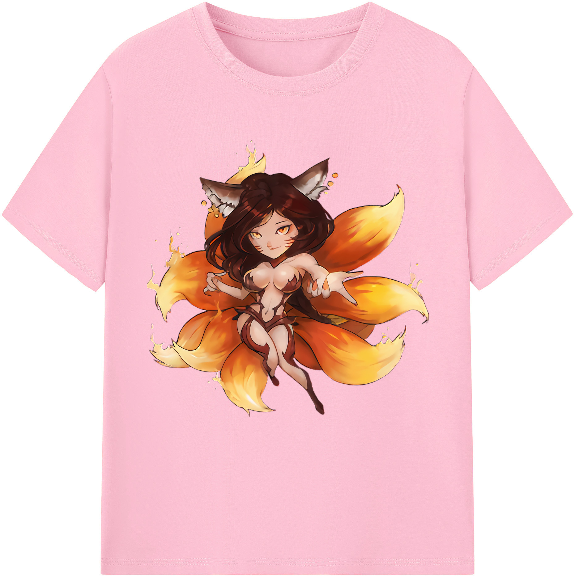 リーグ・オブ・レジェンド League of Legends LOL 綿100％半袖Tシャツ（フロントプリント）