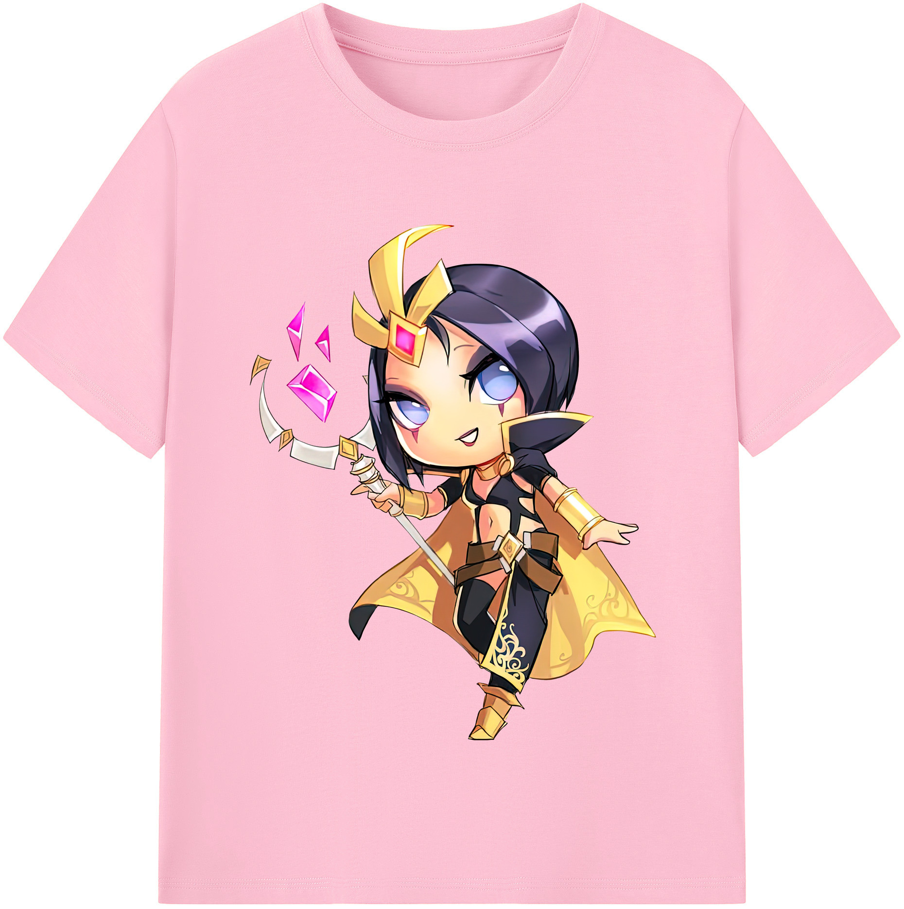 リーグ・オブ・レジェンド League of Legends LOL 綿100％半袖Tシャツ（フロントプリント）