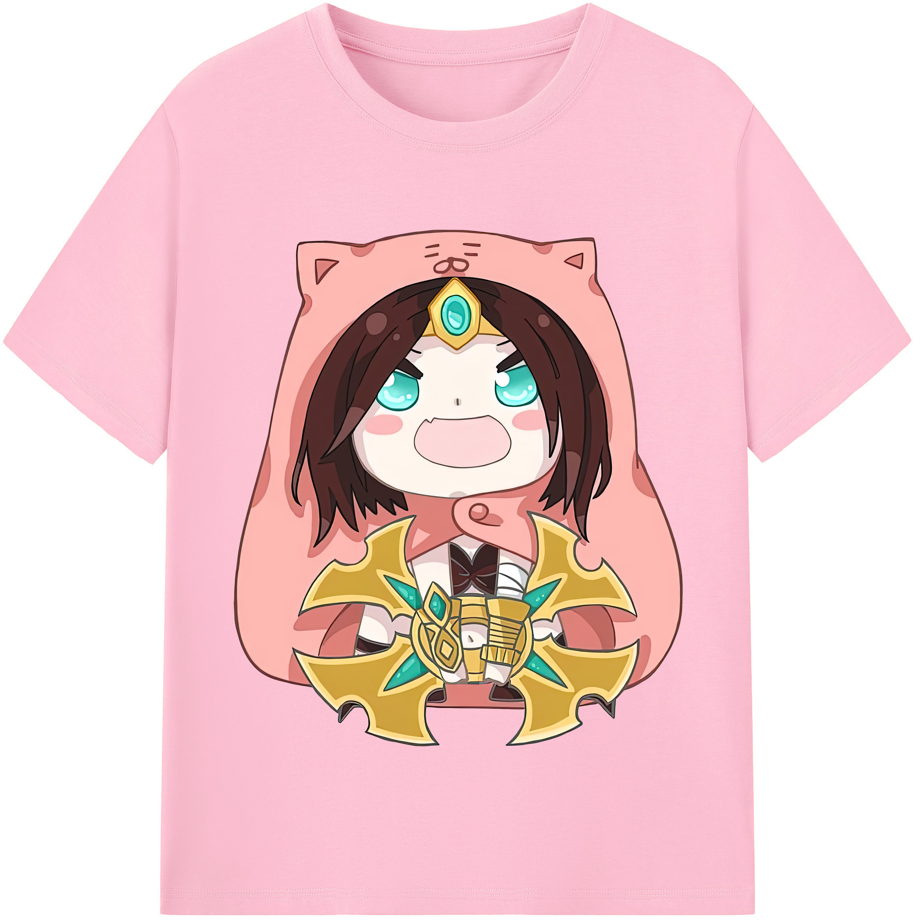 リーグ・オブ・レジェンド League of Legends LOL 綿100％半袖Tシャツ（フロントプリント）