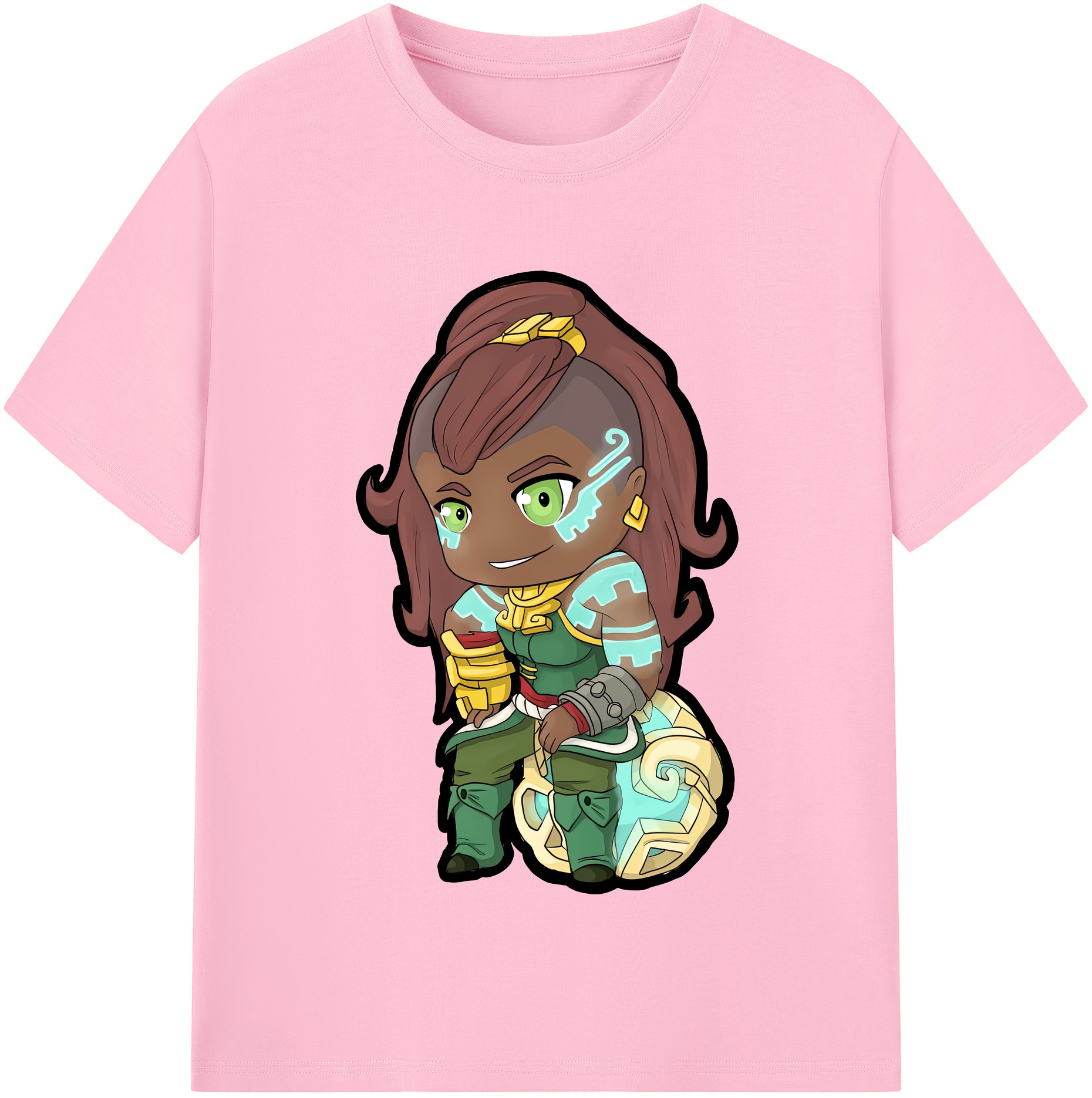 リーグ・オブ・レジェンド League of Legends LOL 綿100％半袖Tシャツ（フロントプリント）