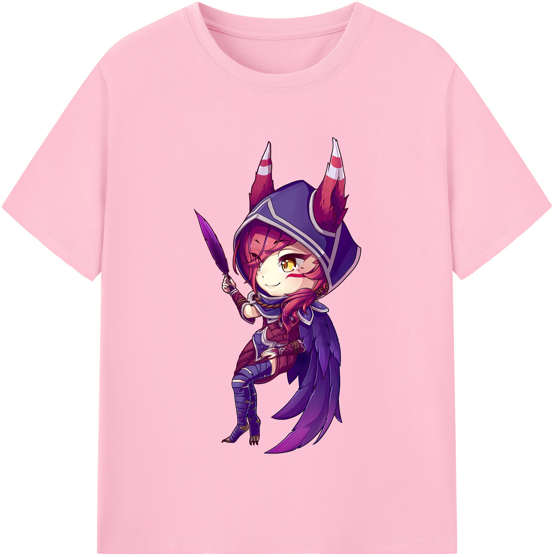 リーグ・オブ・レジェンド League of Legends LOL 綿100％半袖Tシャツ（フロントプリント）