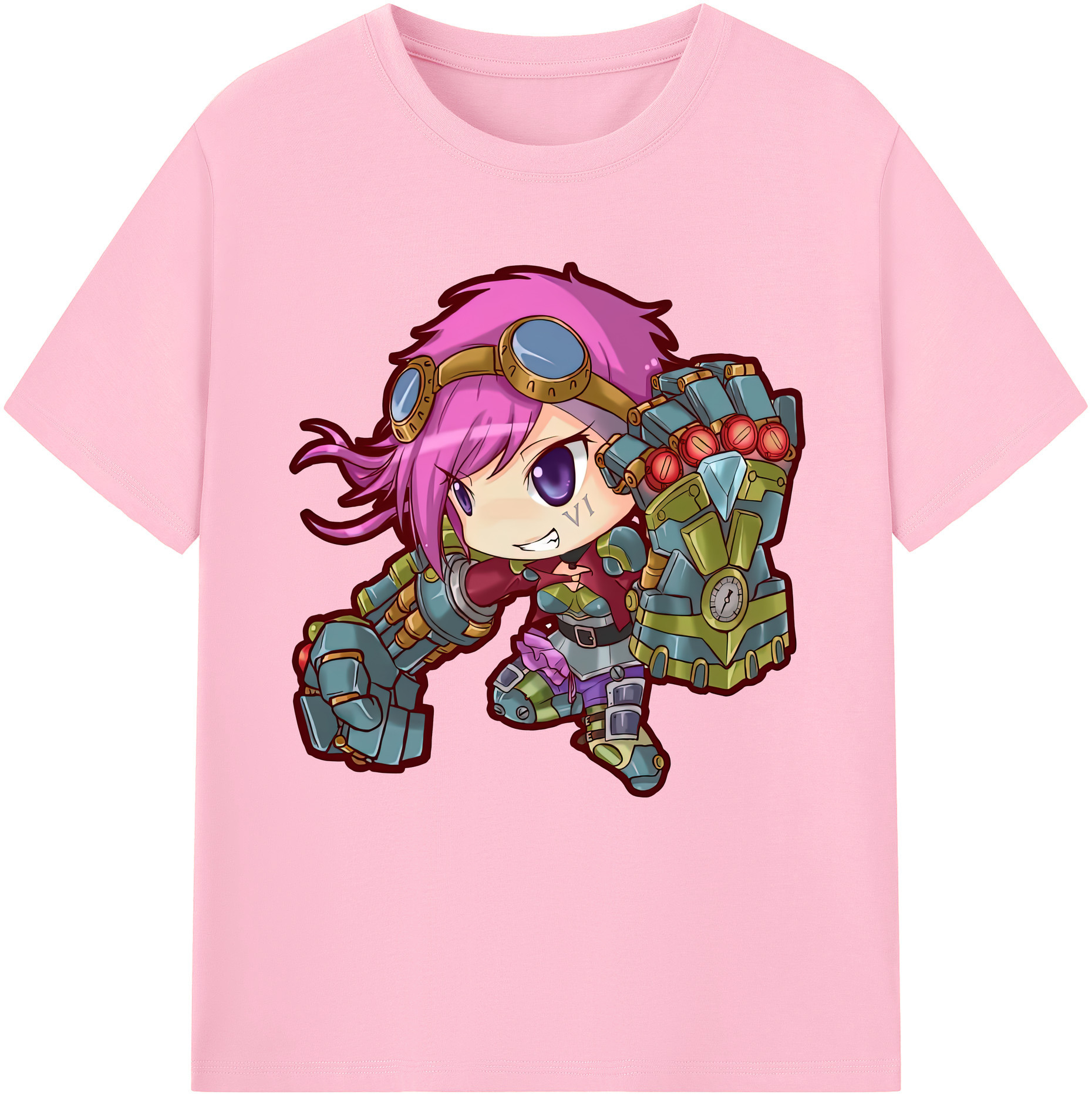 リーグ・オブ・レジェンド League of Legends LOL 綿100％半袖Tシャツ（フロントプリント）