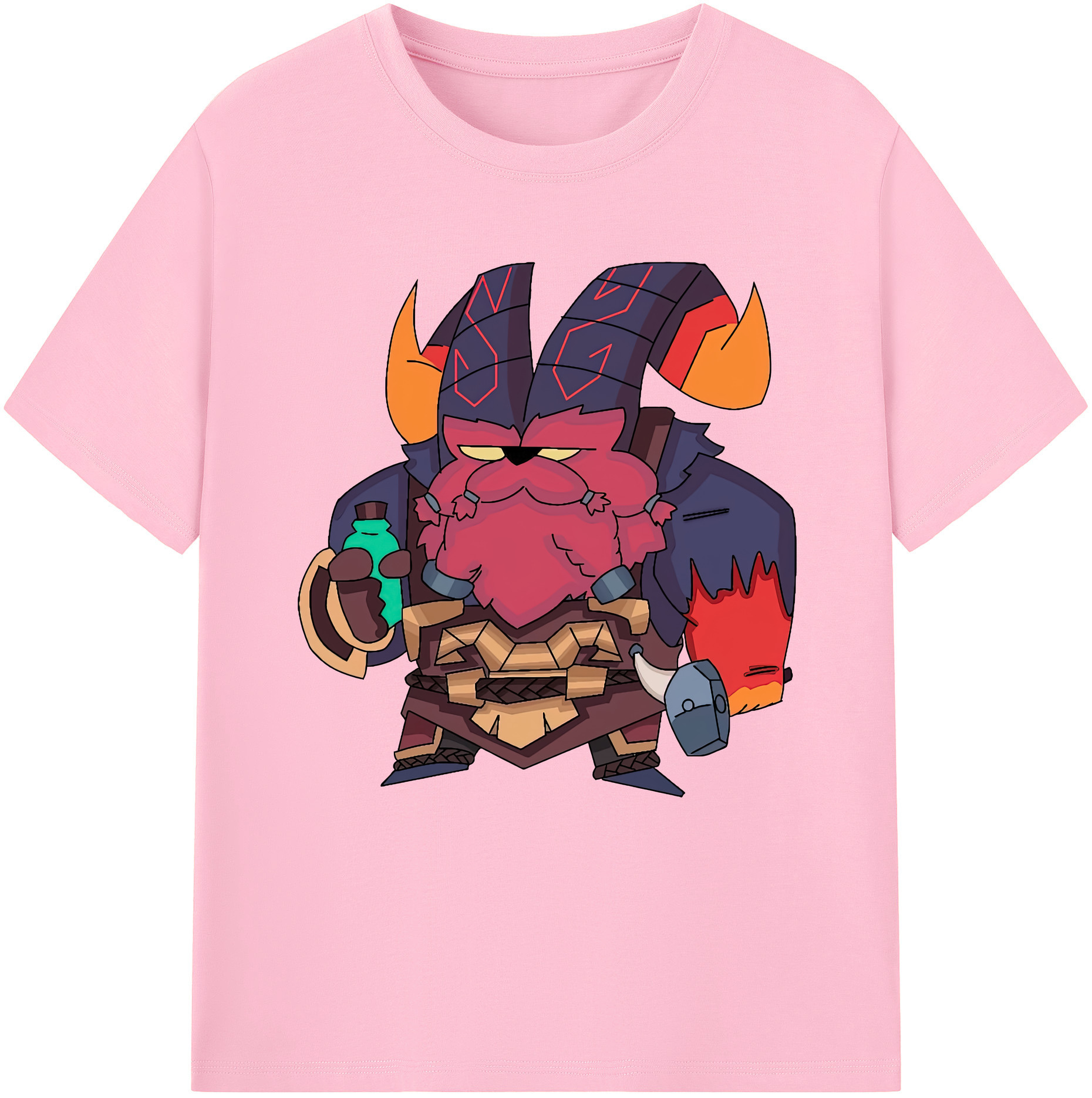 リーグ・オブ・レジェンド League of Legends LOL 綿100％半袖Tシャツ（フロントプリント）