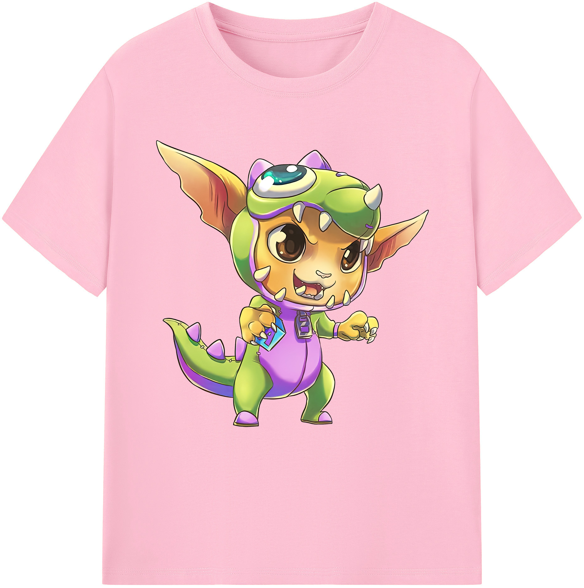リーグ・オブ・レジェンド League of Legends LOL 綿100％半袖Tシャツ（フロントプリント）