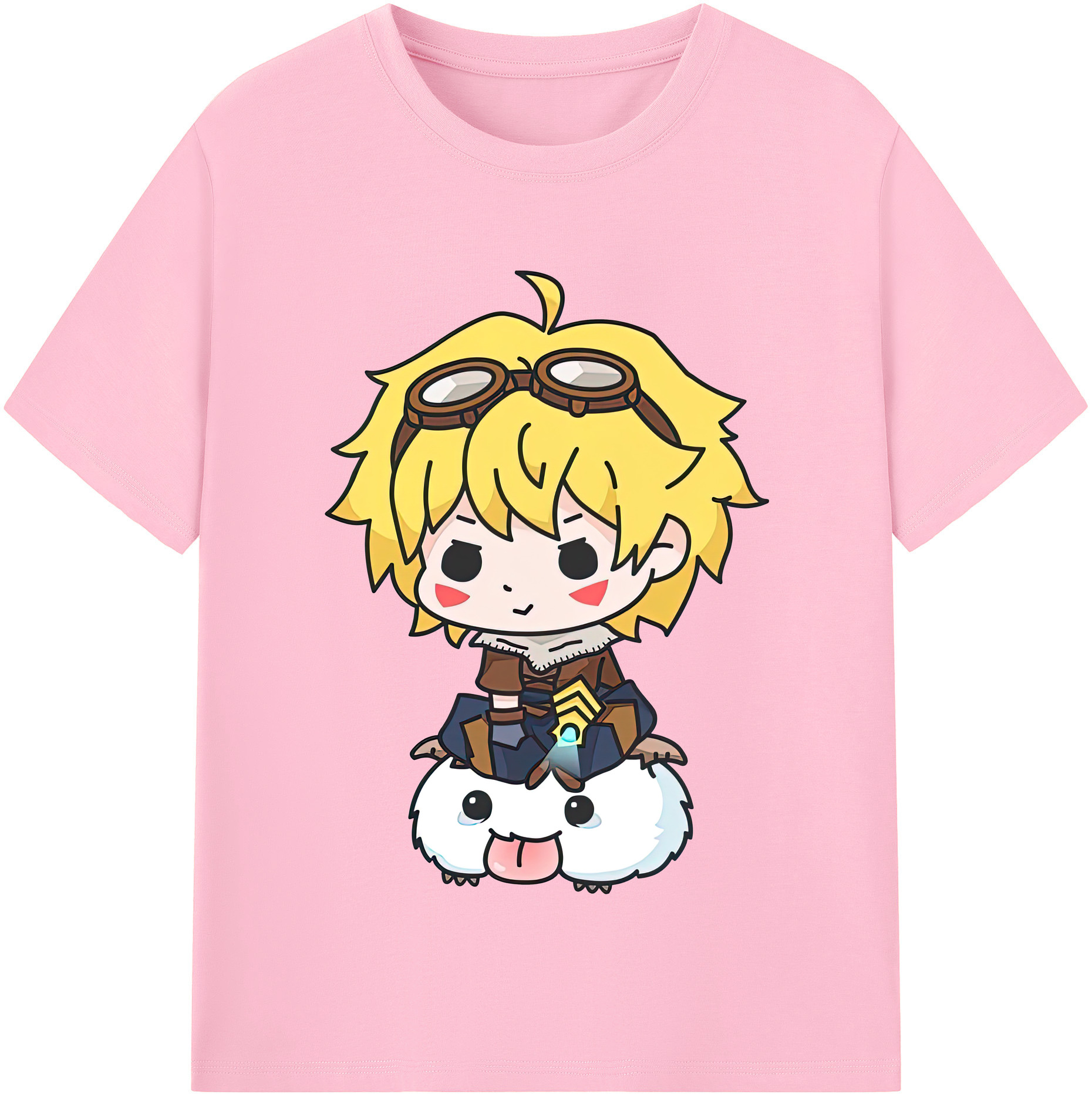 リーグ・オブ・レジェンド League of Legends LOL 綿100％半袖Tシャツ（フロントプリント）