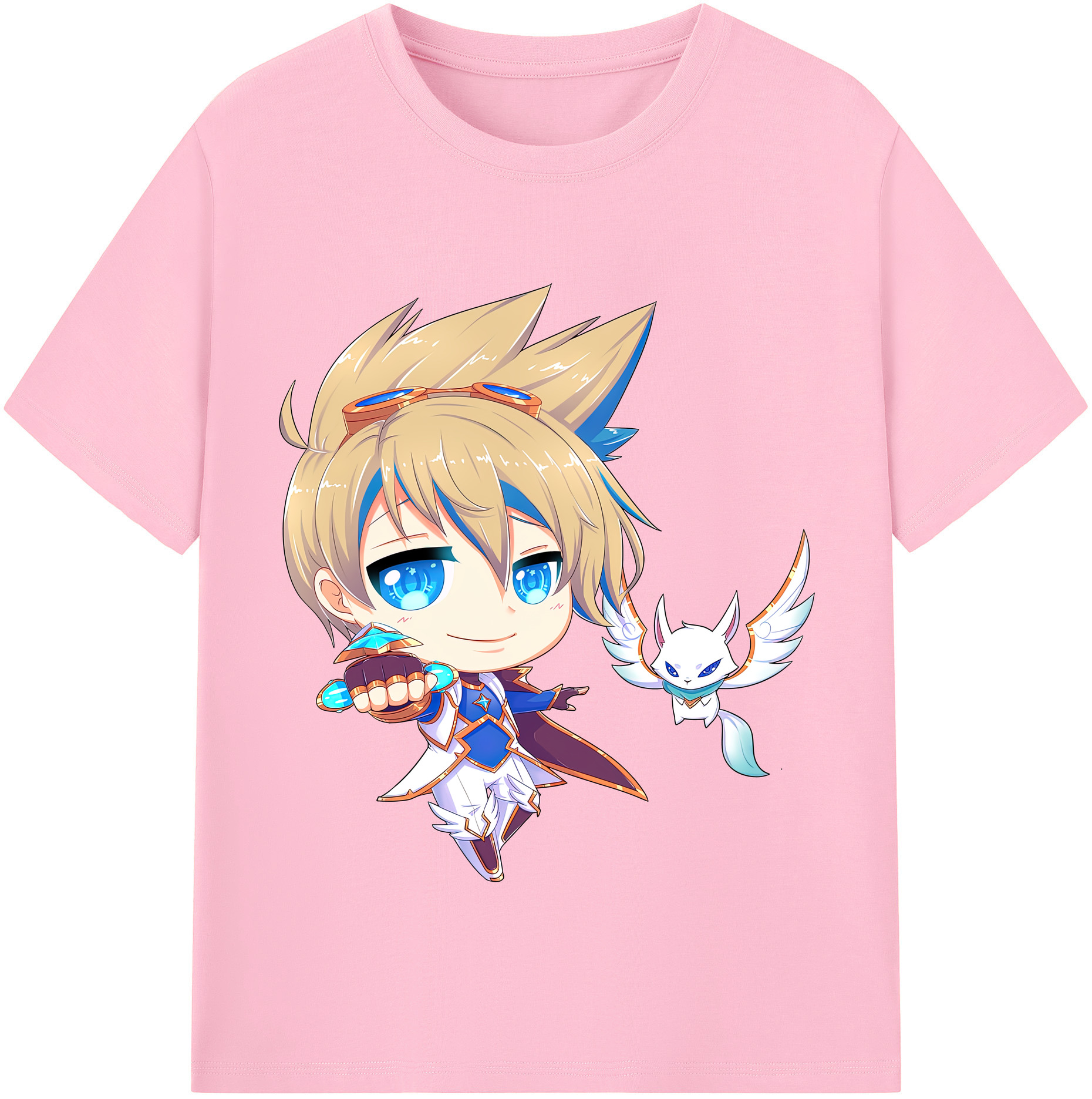 リーグ・オブ・レジェンド League of Legends LOL 綿100％半袖Tシャツ（フロントプリント）